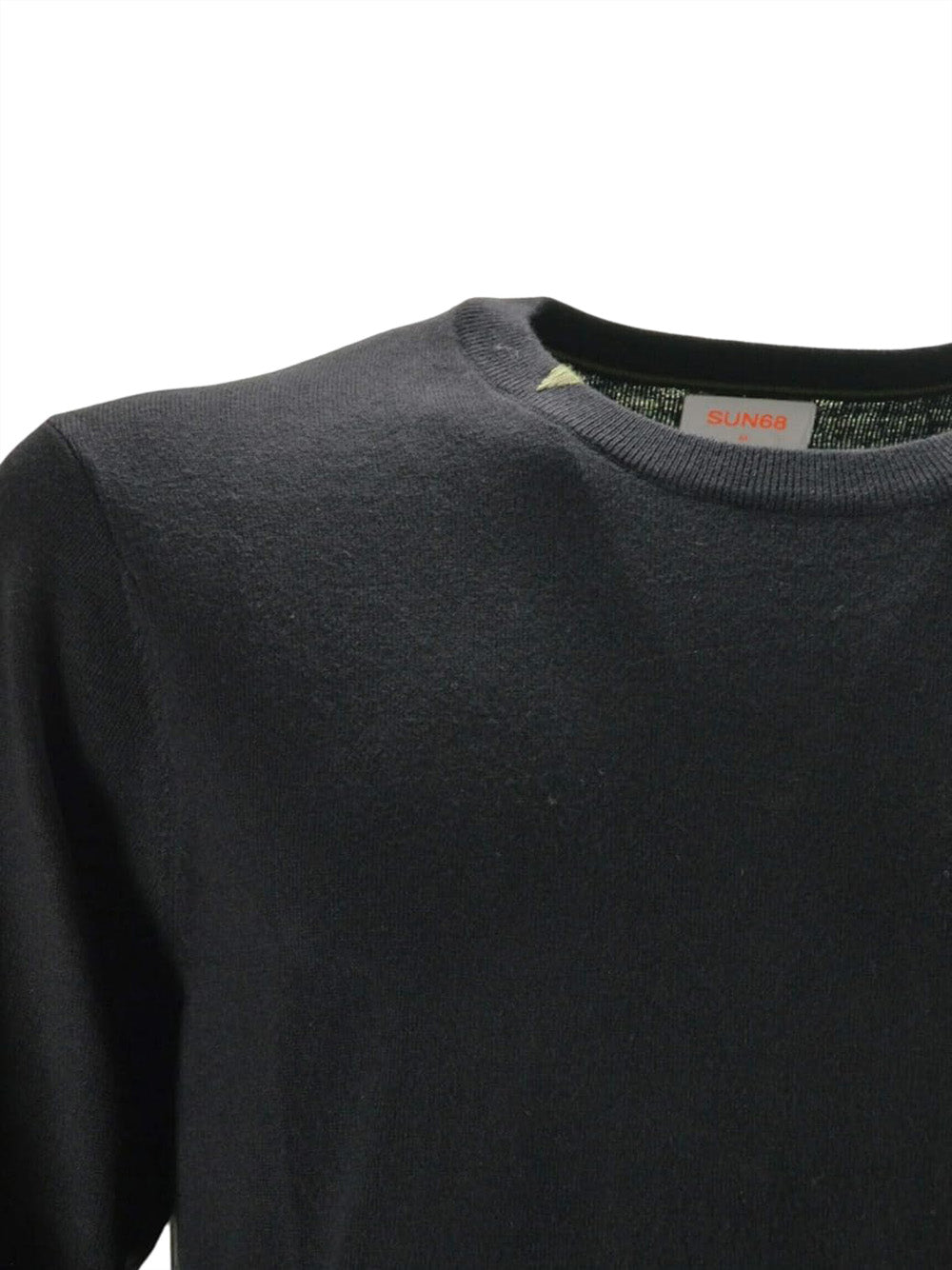 SUN68 Maglione Uomo - Nero modello K45101