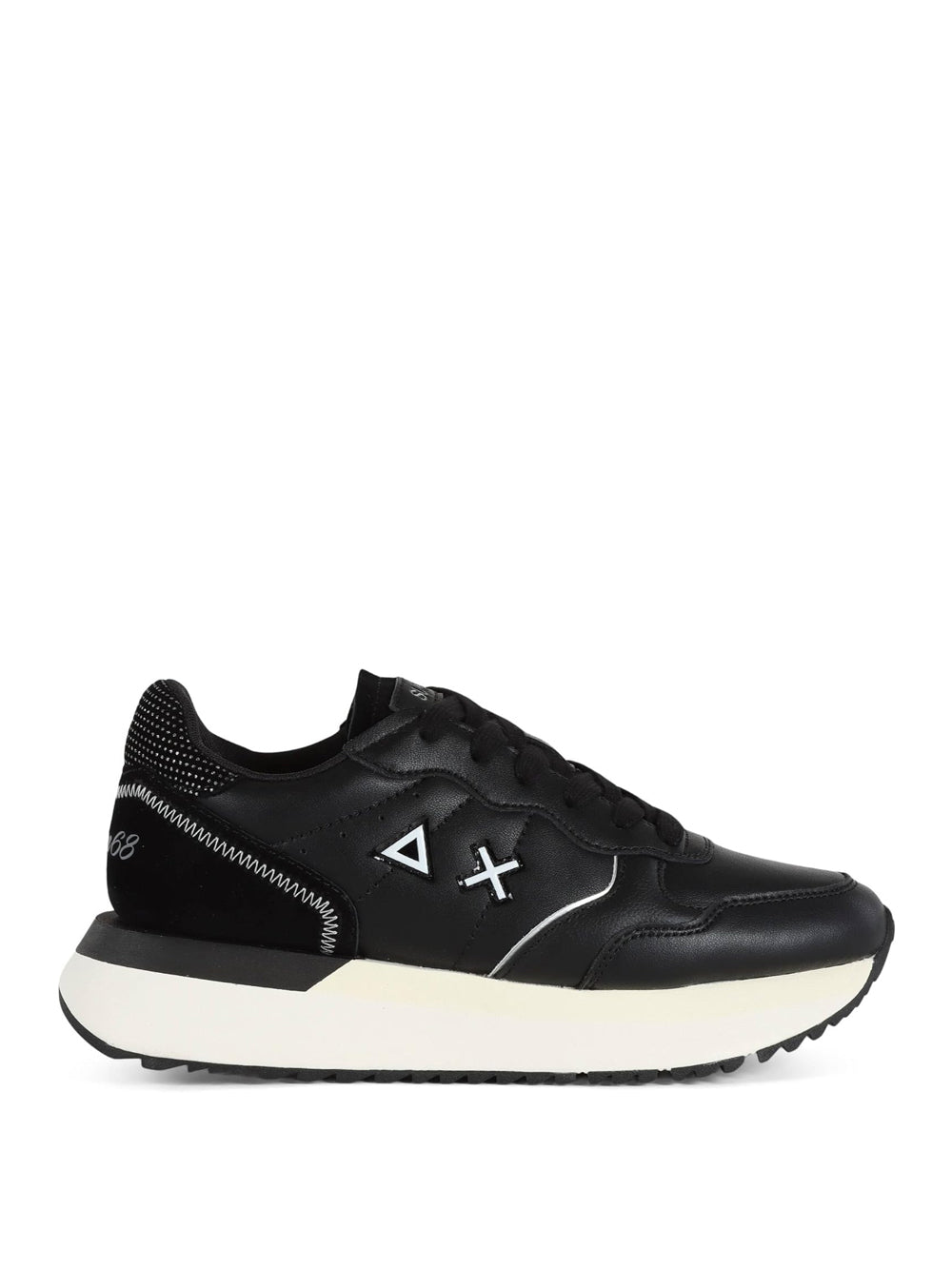 SUN68 Sneakers platform Donna - Nero modello Z45211