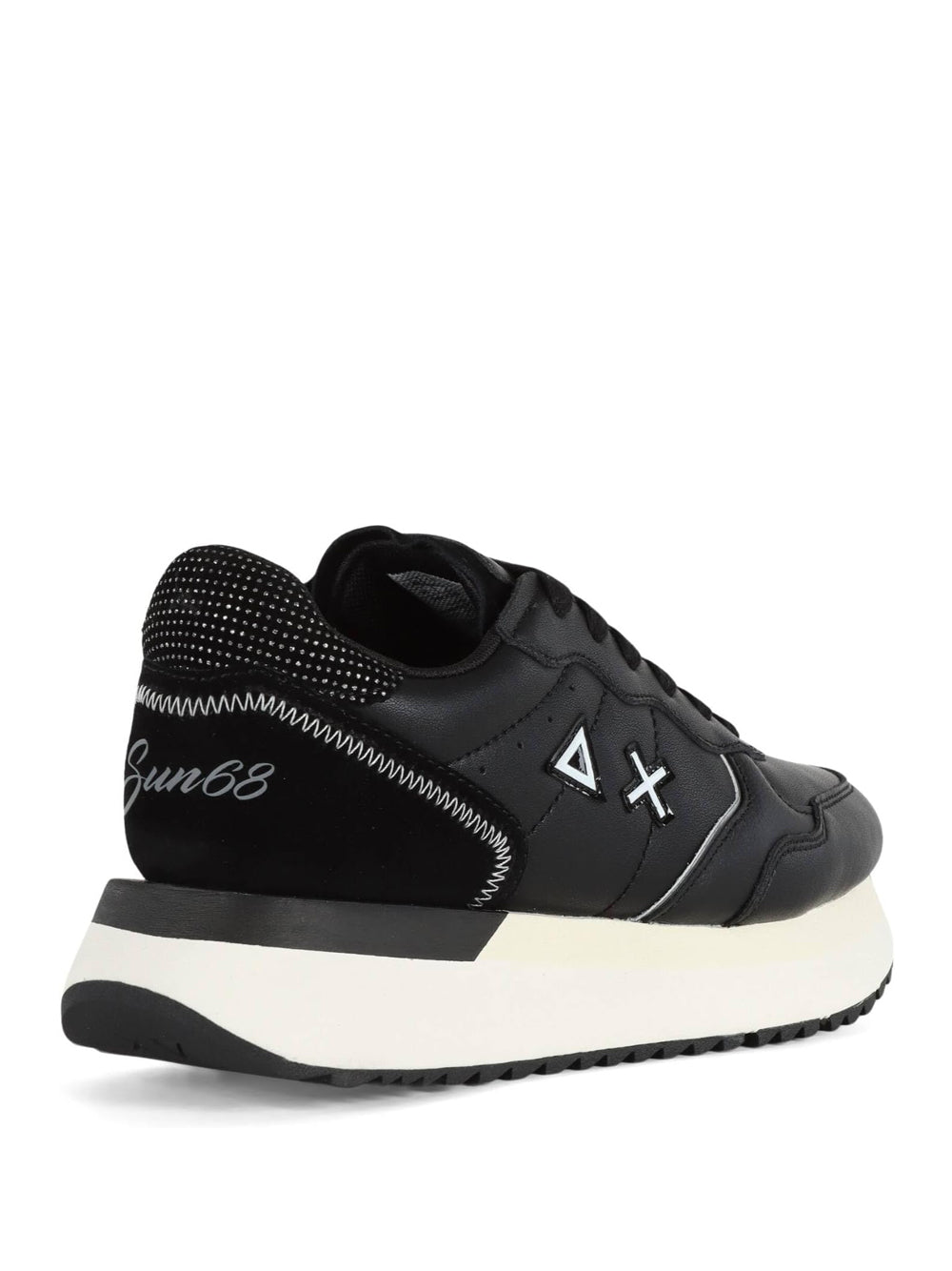 SUN68 Sneakers platform Donna - Nero modello Z45211