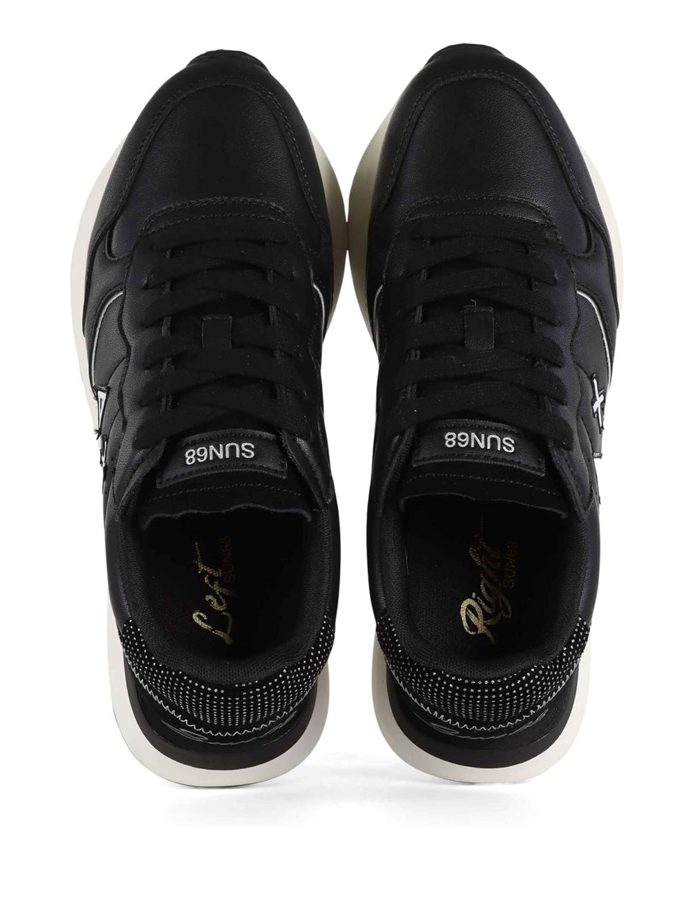 SUN68 Sneakers platform Donna - Nero modello Z45211