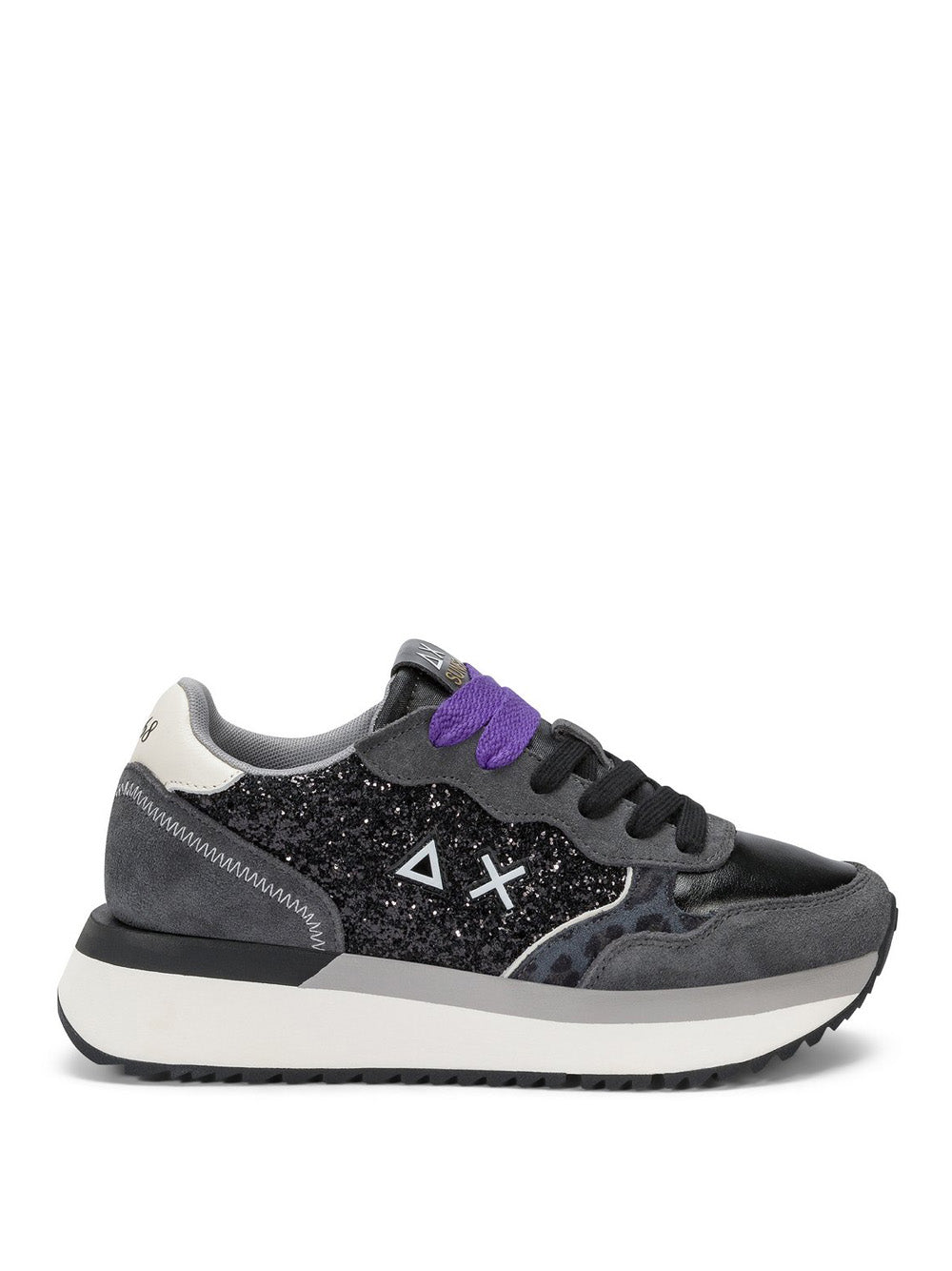 SUN68 Sneakers platform Donna - Nero modello Z45212