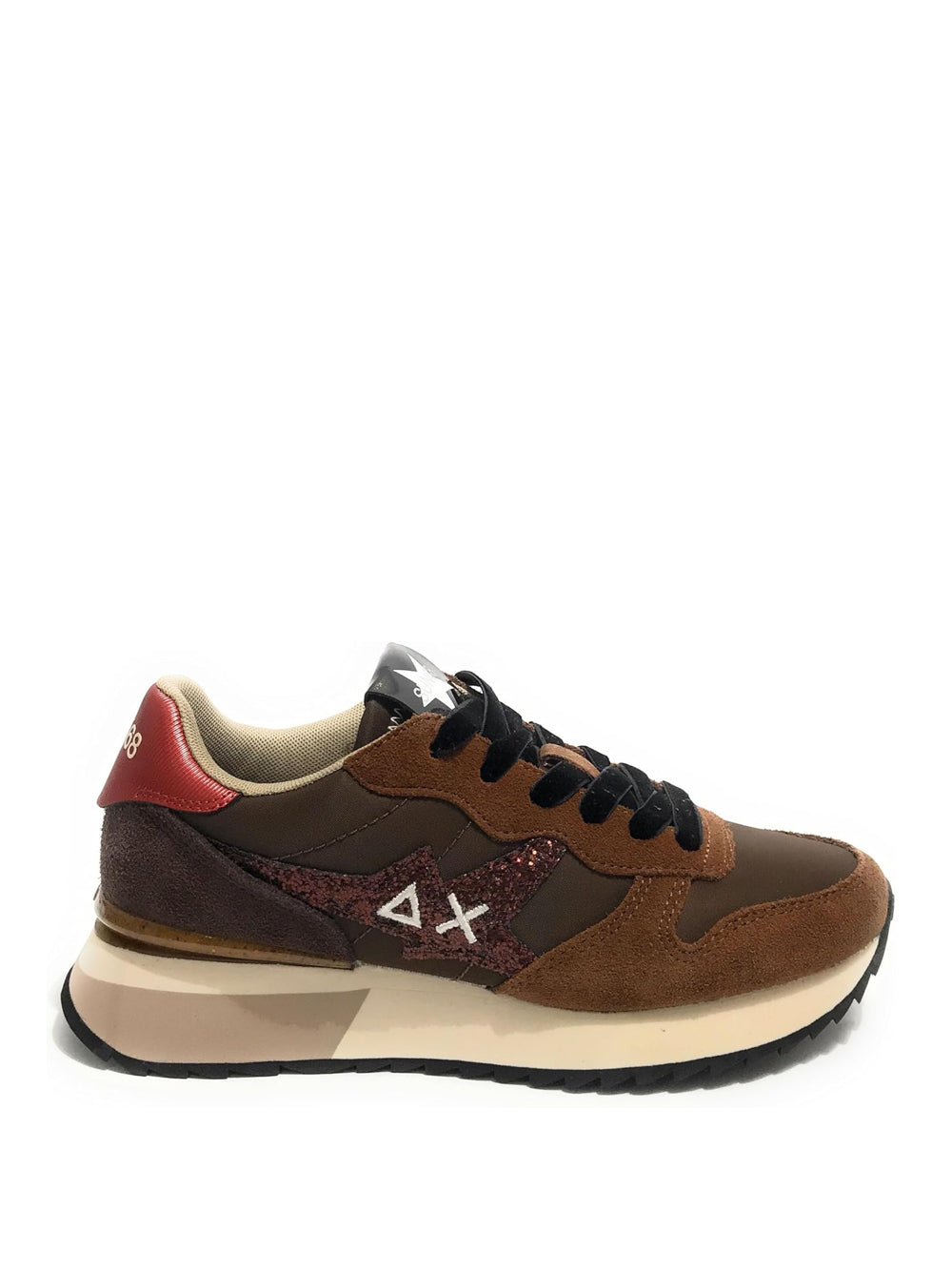 SUN68 Sneakers Donna - Marrone modello Z45217