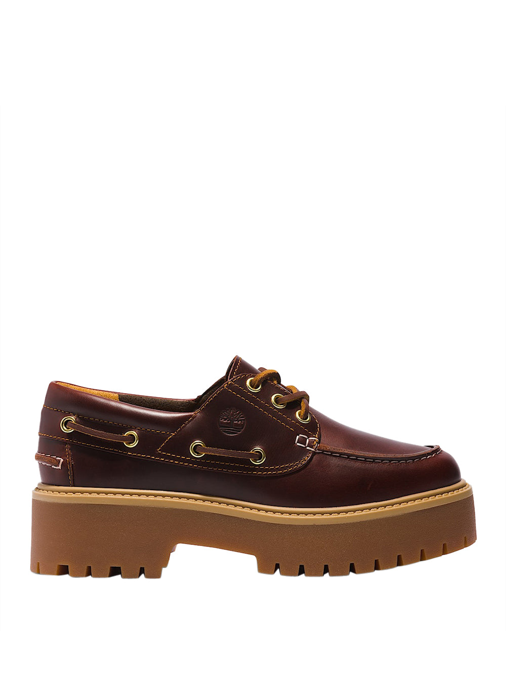 TIMBERLAND Scarpe Stringate platform Donna - Marrone modello TB0A2QDM