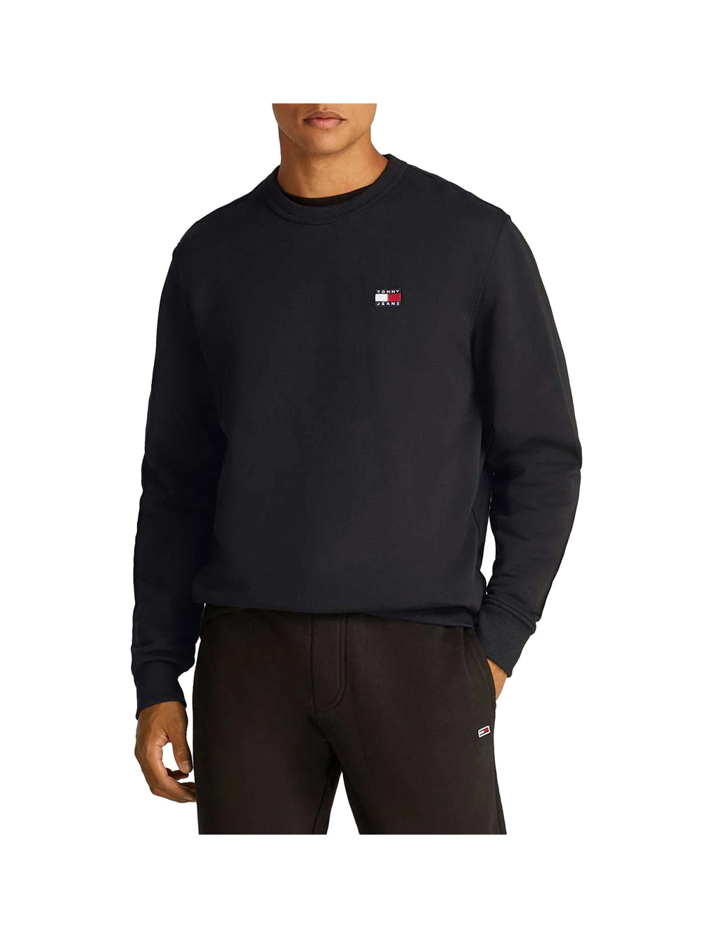 TOMMY HILFIGER Felpa Uomo - Nero modello DM0DM20660