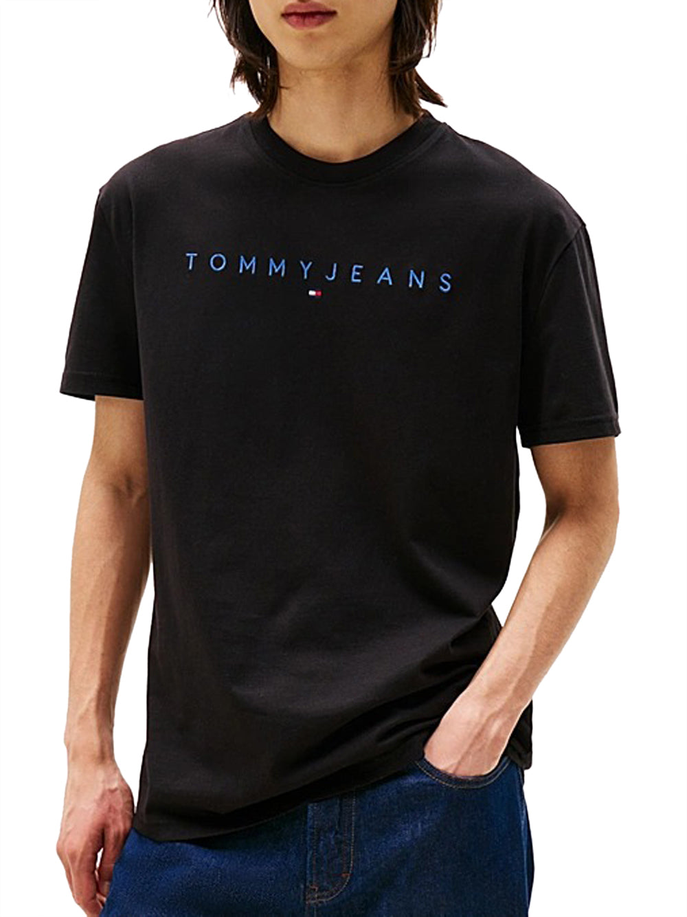 TOMMY HILFIGER T-shirt Uomo - Nero modello DM0DM20744