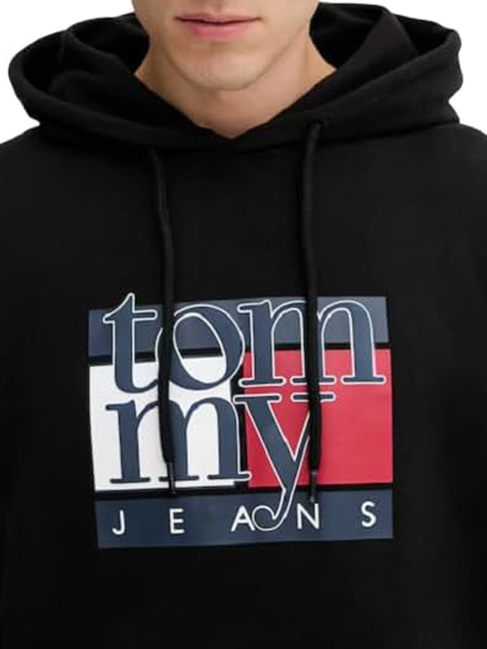 TOMMY HILFIGER Felpa Uomo - Nero modello DM0DM20746