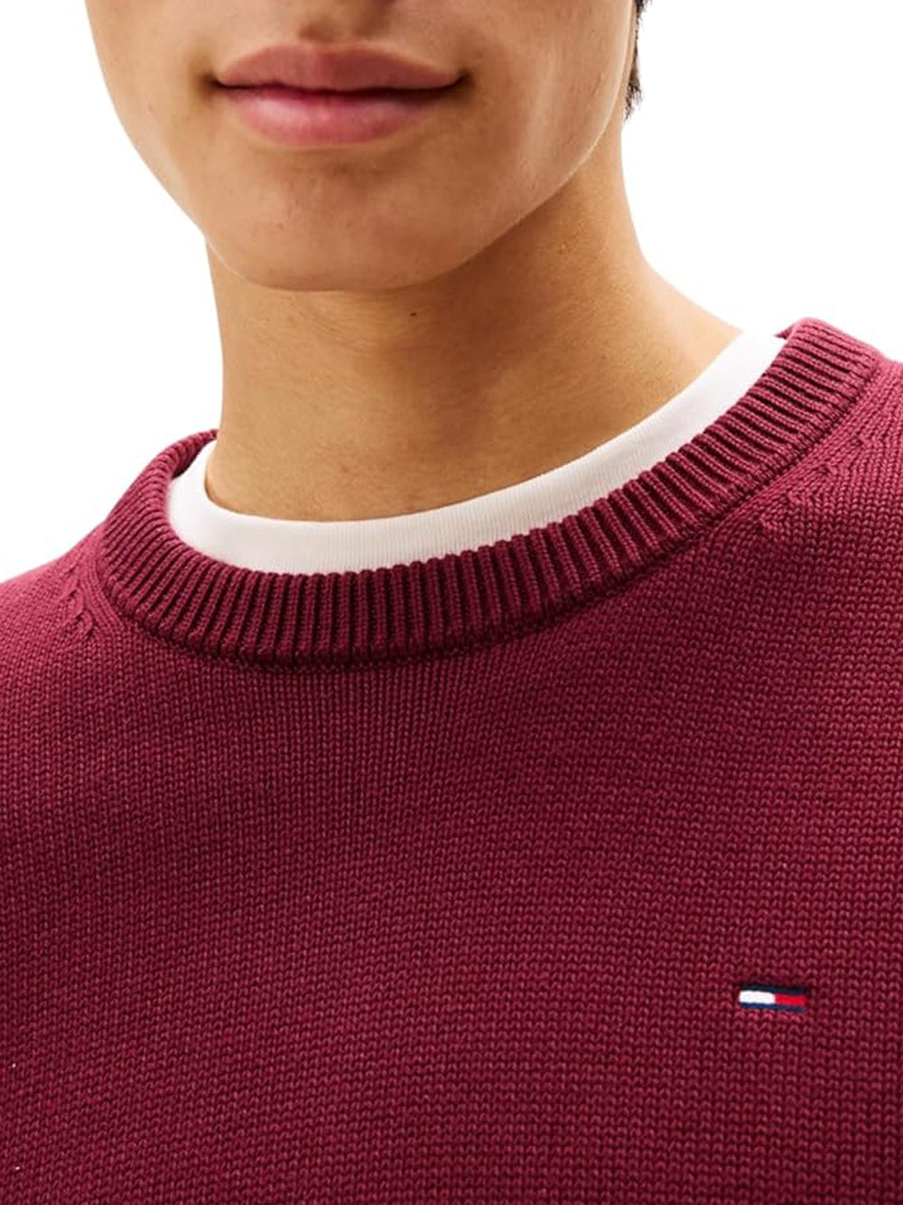 TOMMY HILFIGER Maglione Uomo - Rosso modello DM0DM21787