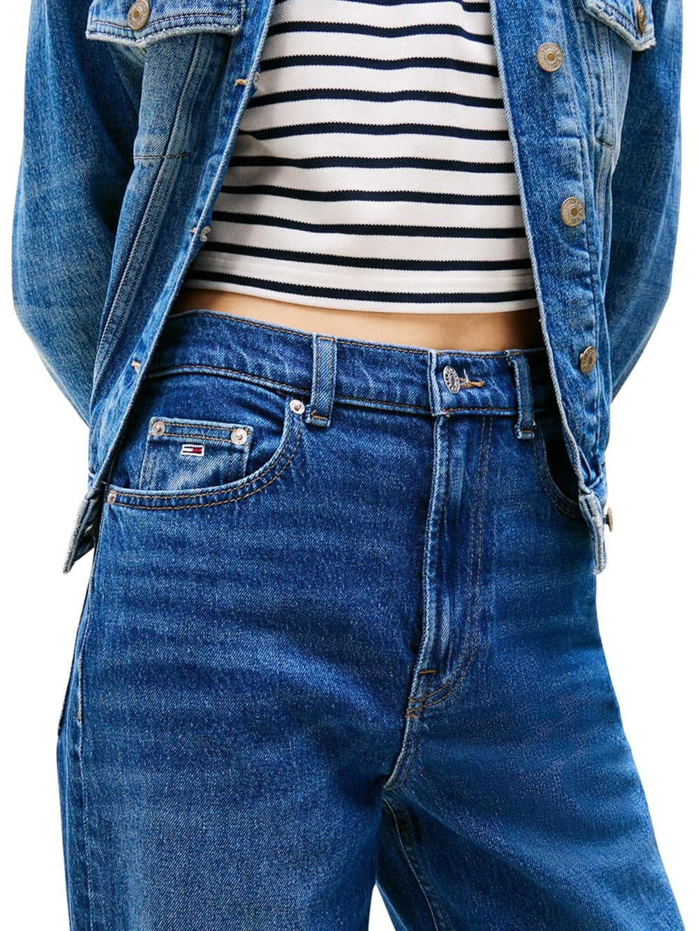 TOMMY HILFIGER Jeans Donna - Blu modello DW0DW20054