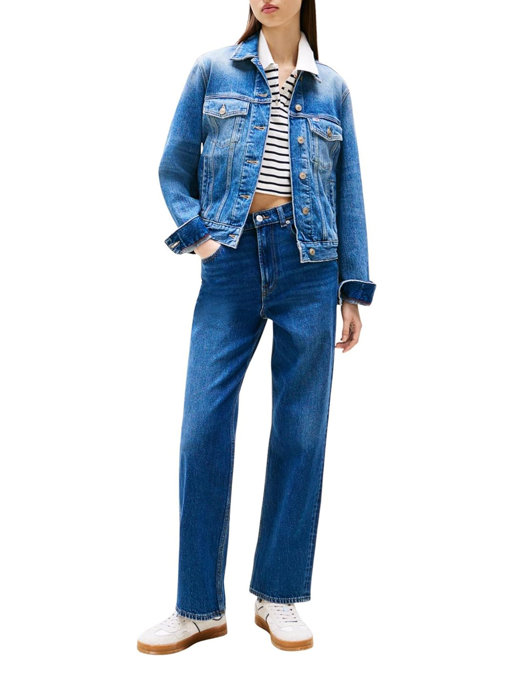 TOMMY HILFIGER Jeans Donna - Blu modello DW0DW20054