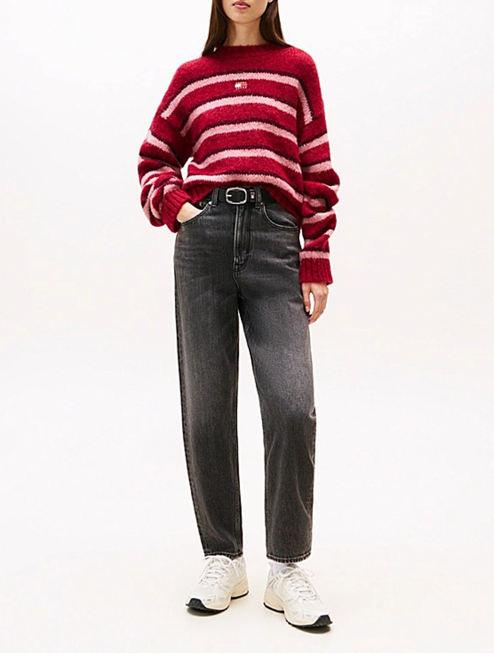 TOMMY HILFIGER Pantalone Donna - Nero modello DW0DW21812