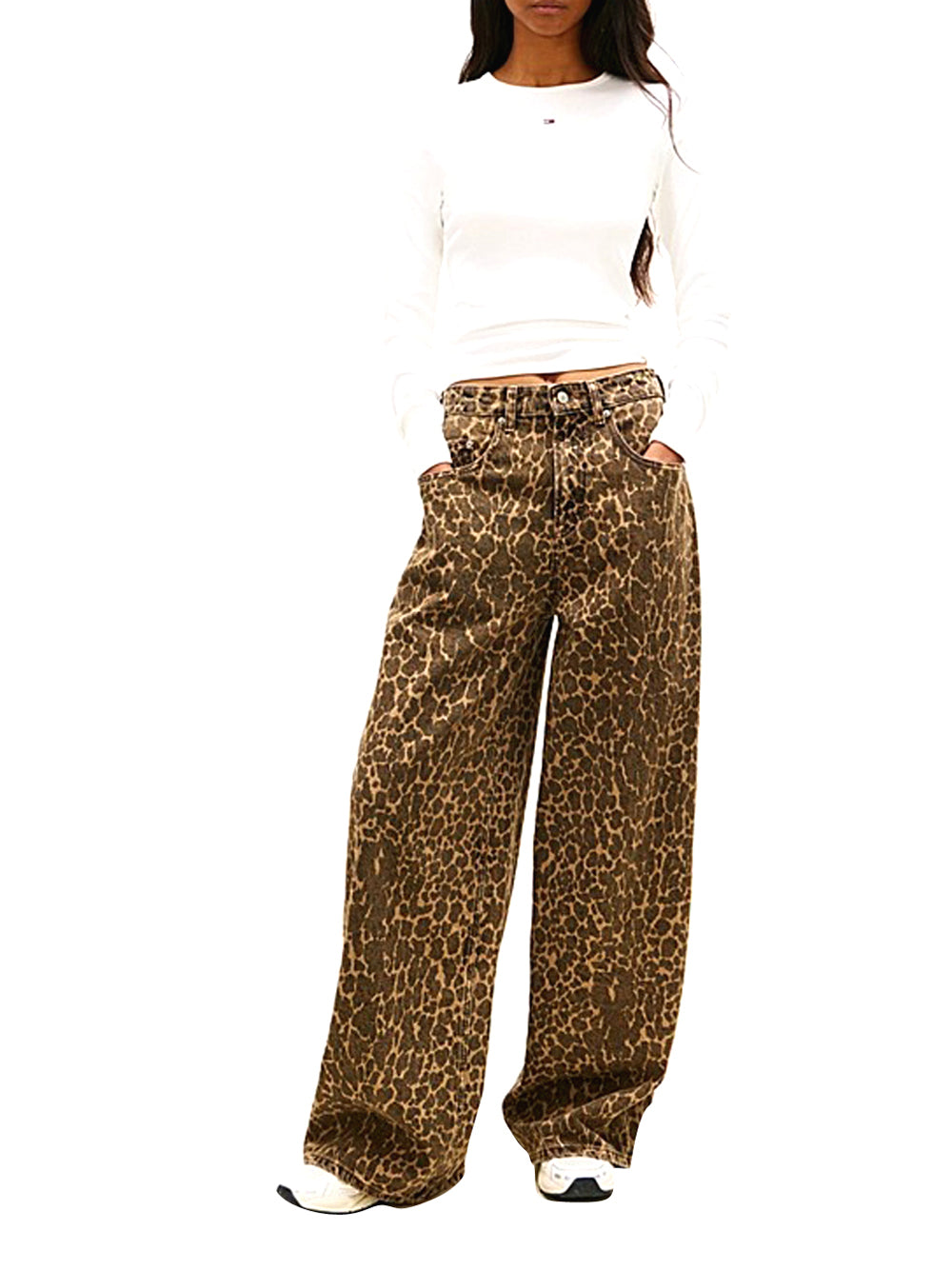 TOMMY HILFIGER Pantalone Donna - Maculato modello DW0DW21833