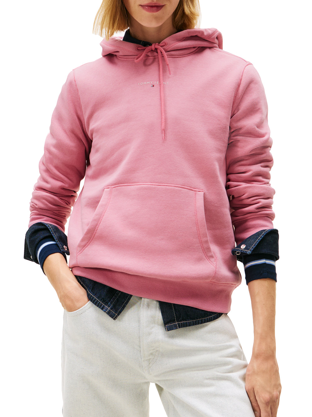 TOMMY HILFIGER Felpa Donna - Rosa modello DW0DW21963