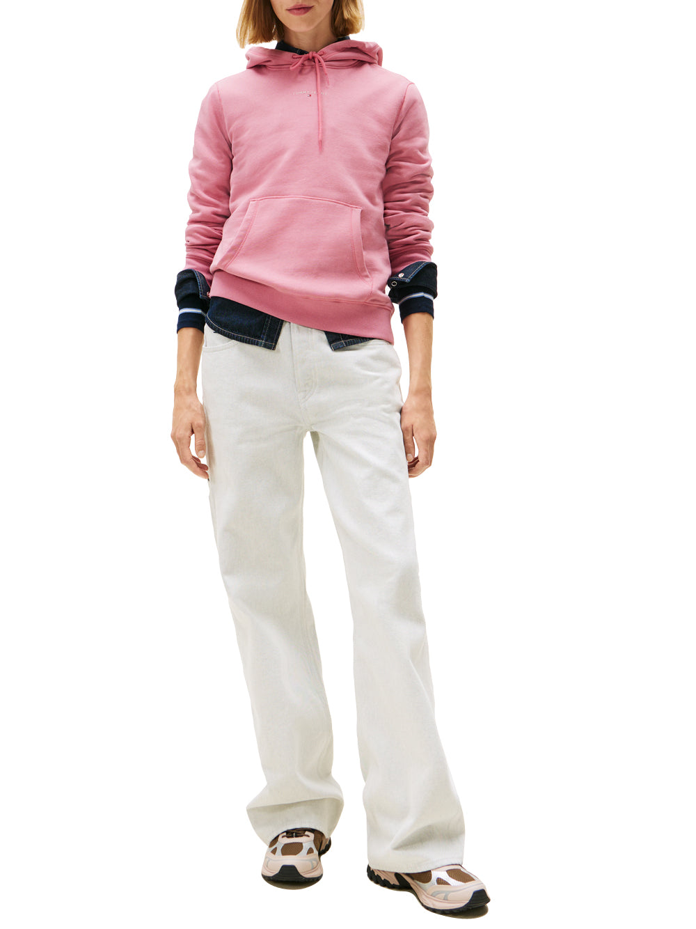 TOMMY HILFIGER Felpa Donna - Rosa modello DW0DW21963