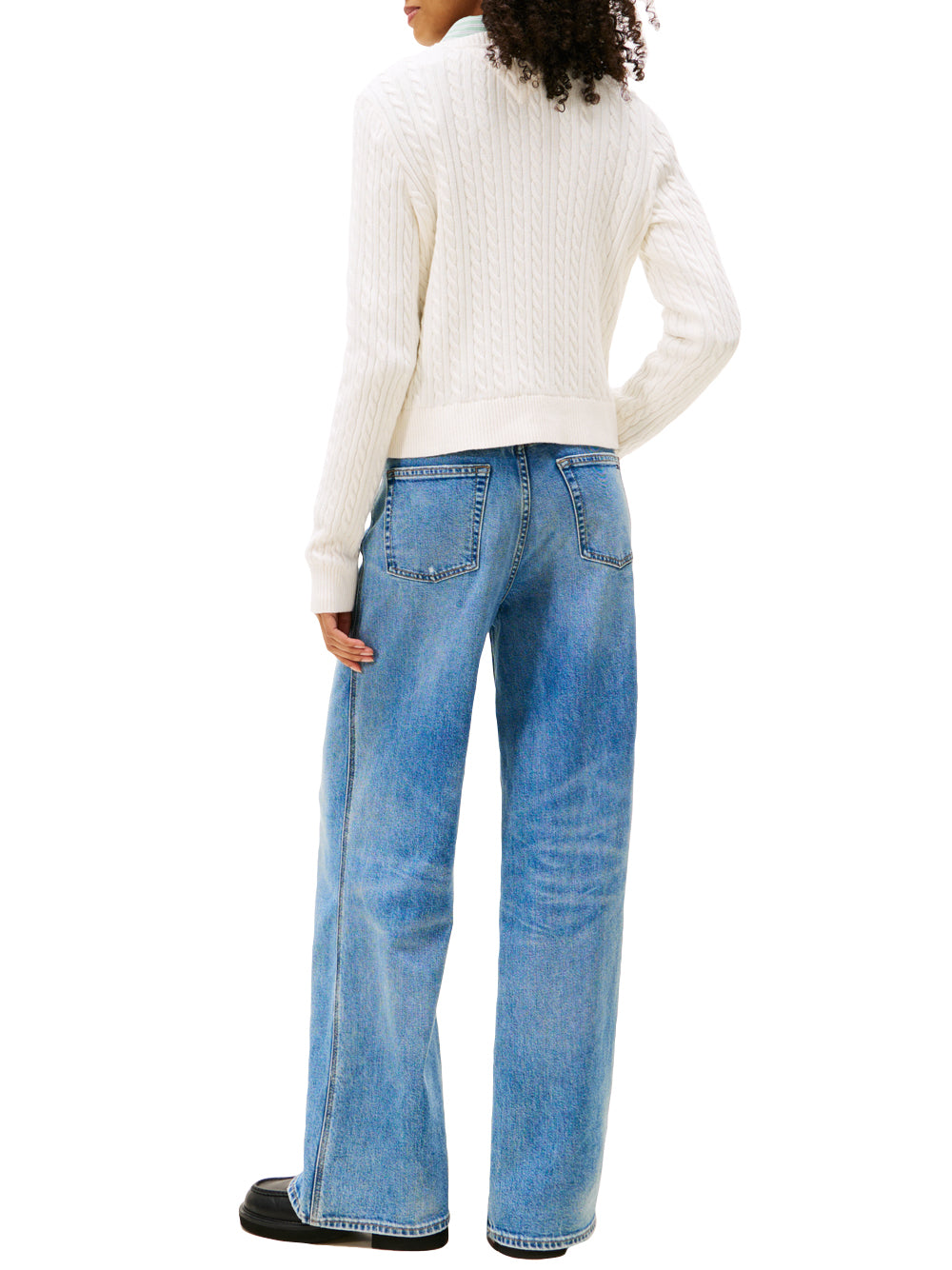TOMMY HILFIGER Maglione Donna - Bianco modello DW0DW22165