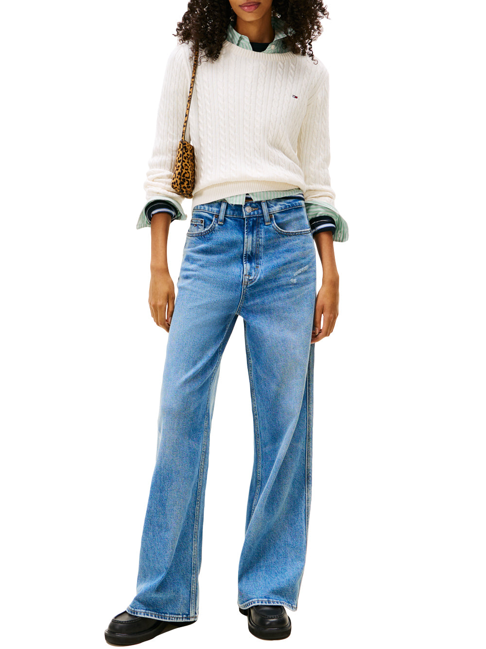 TOMMY HILFIGER Maglione Donna - Bianco modello DW0DW22165