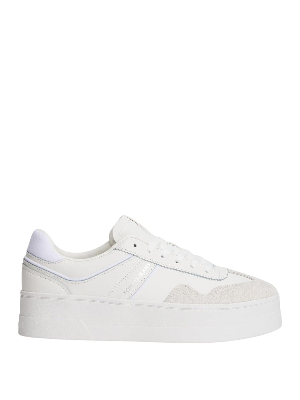 TOMMY HILFIGER Sneakers platform Donna - Beige modello EN0EN02902