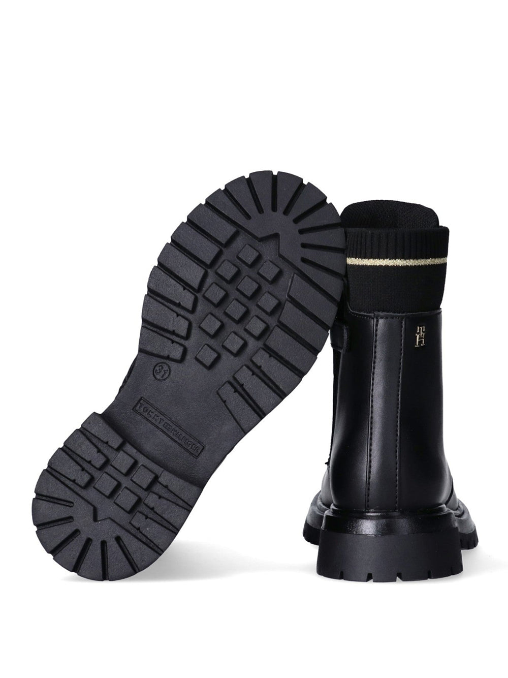 TOMMY HILFIGER KID Stivaletti anfibio Donna - Nero modello T3A5-34018-0332