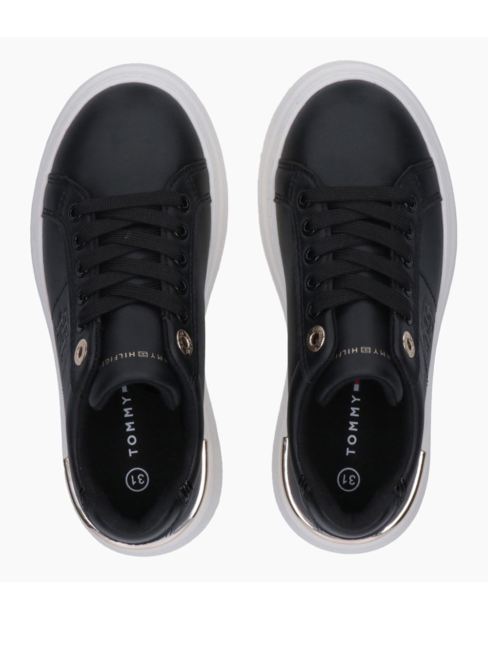 TOMMY HILFIGER KID Sneakers platform Donna - Nero modello T3A9-33985-1355