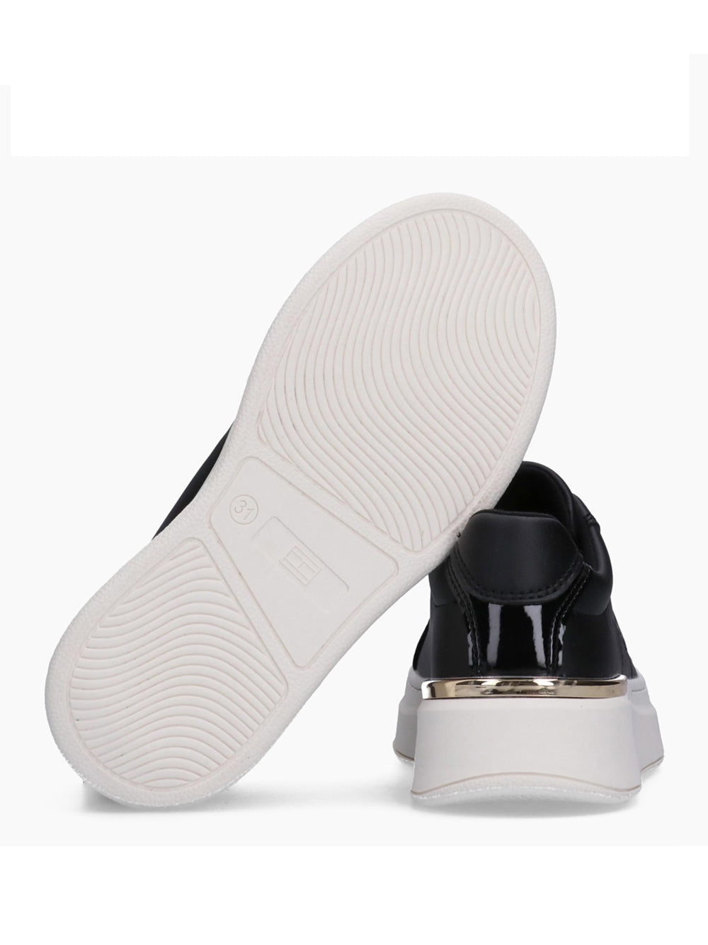 TOMMY HILFIGER KID Sneakers platform Donna - Nero modello T3A9-33985-1355