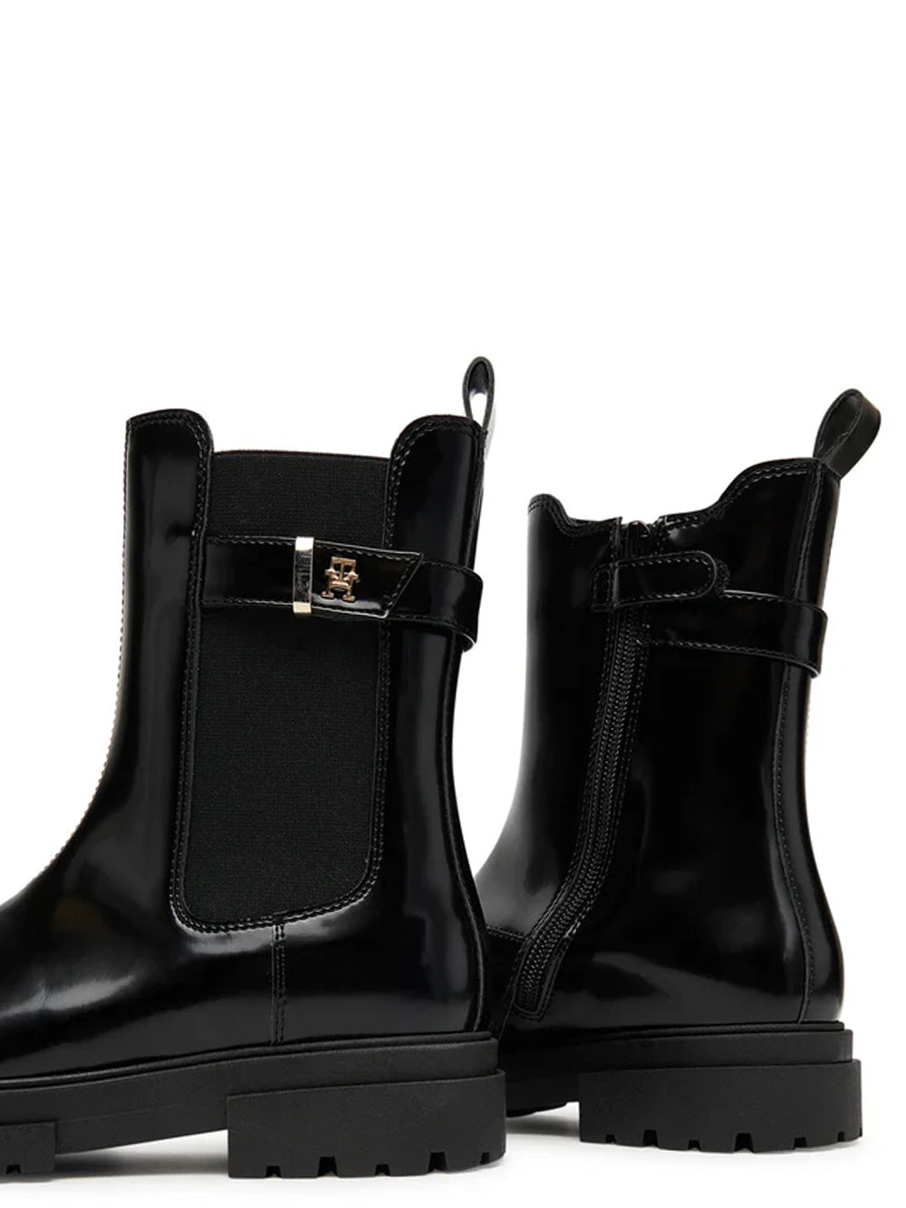 TOMMY HILFIGER KID Stivaletti beatles Donna - Nero modello T4A5-34029-1453