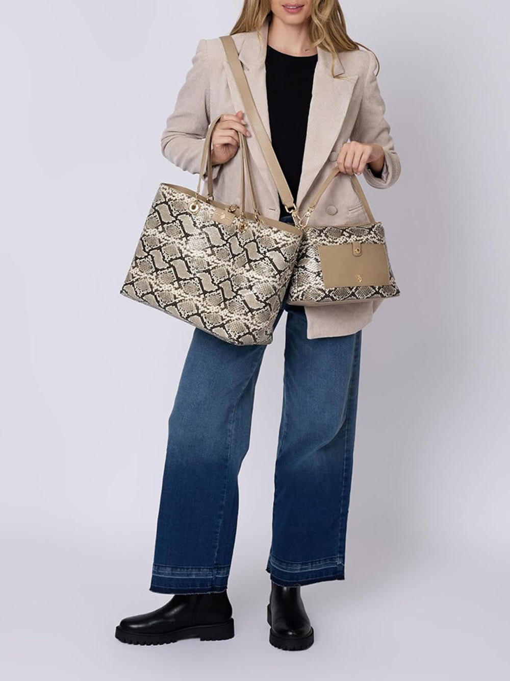 U.S. POLO ASSN. Borsa Shopping Donna - Taupe modello BIU4A8904WVP