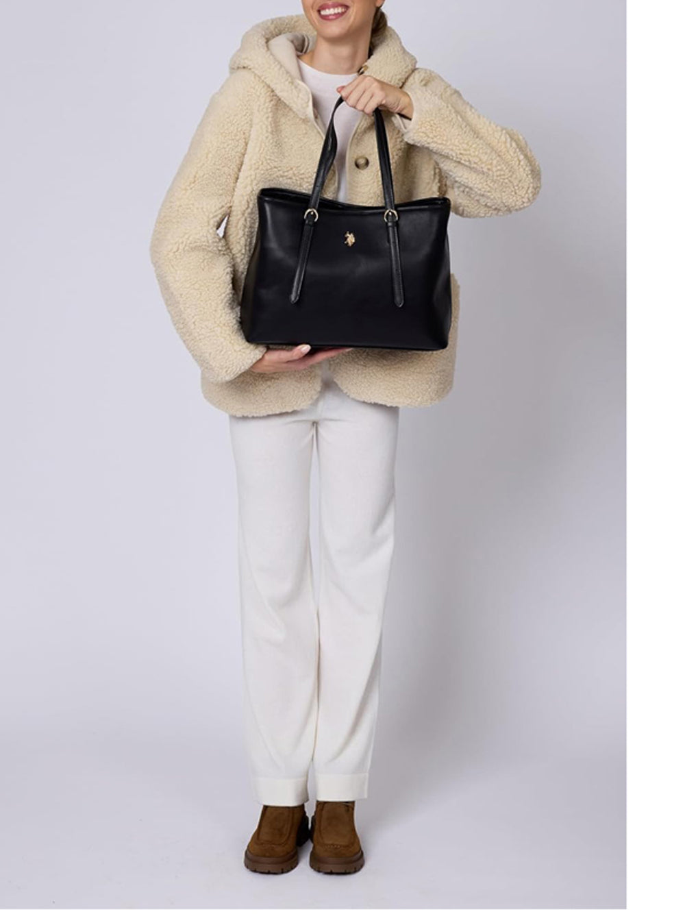 U.S. POLO ASSN. Borsa Shopping Donna - Nero modello BIU4B8935WVP