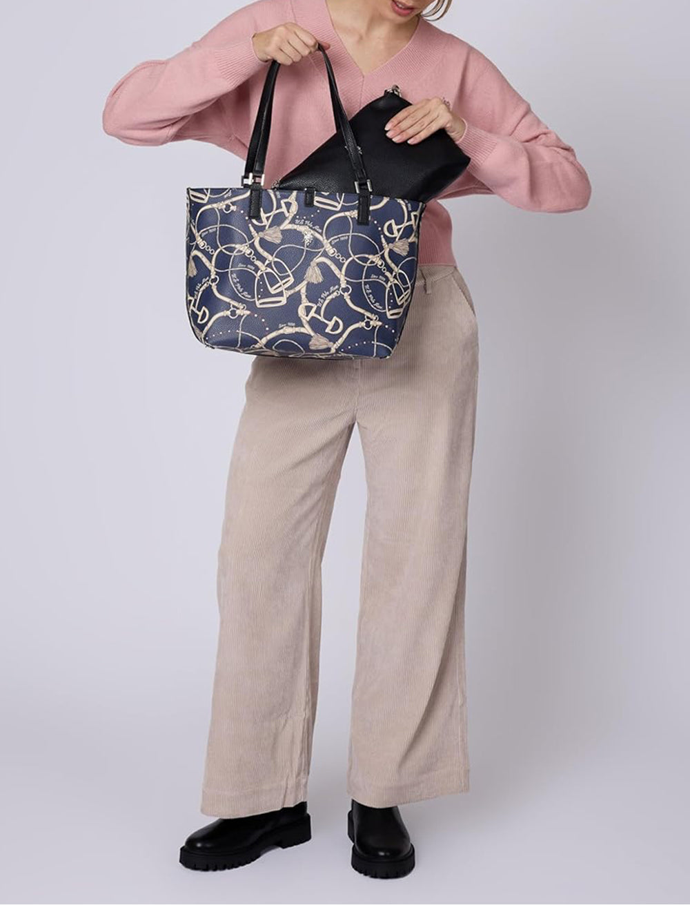 U.S. POLO ASSN. Borsa Shopping Donna - Nero modello BIURR8907WVP