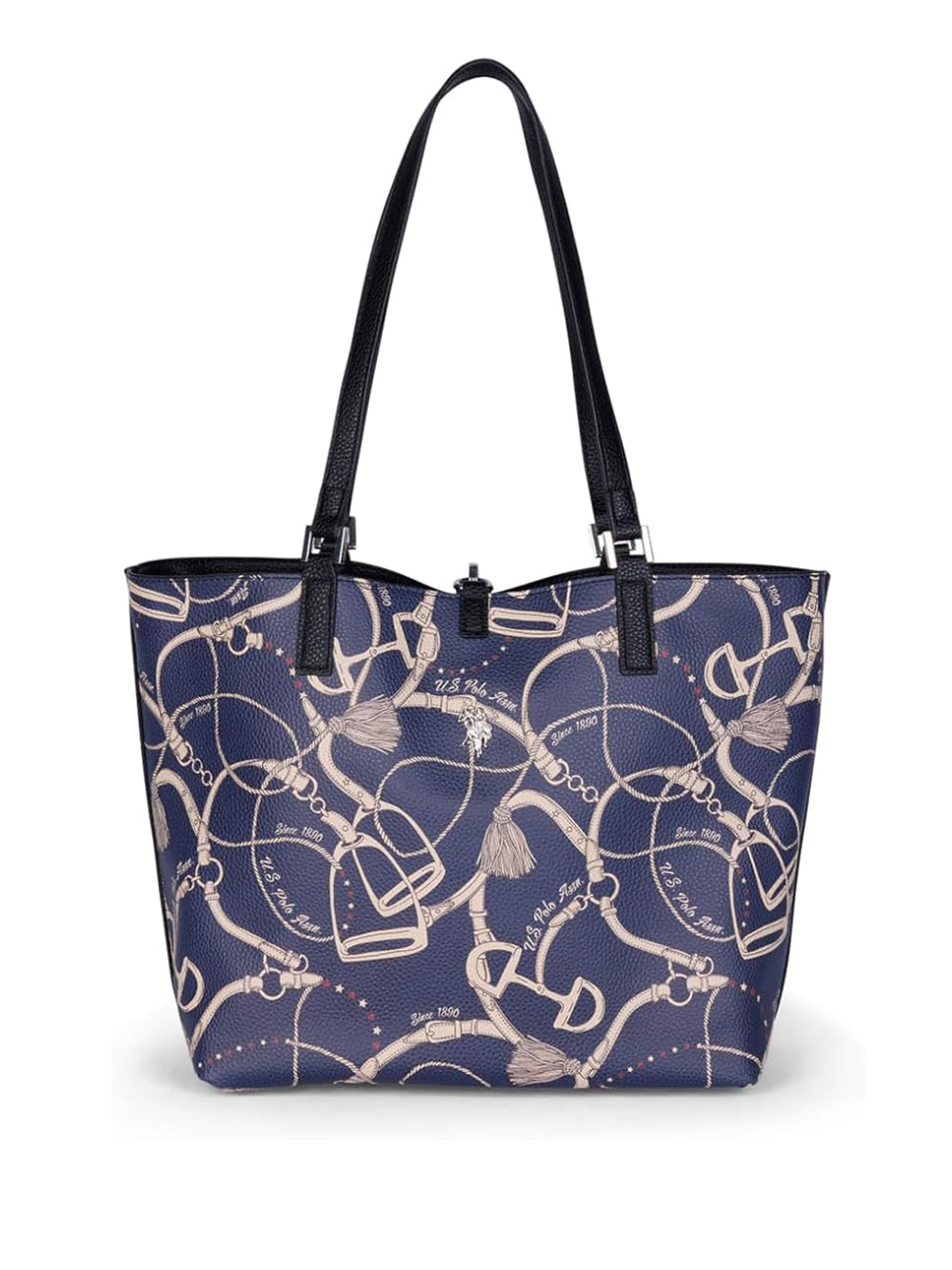 U.S. POLO ASSN. Borsa Shopping Donna - Nero modello BIURR8907WVP