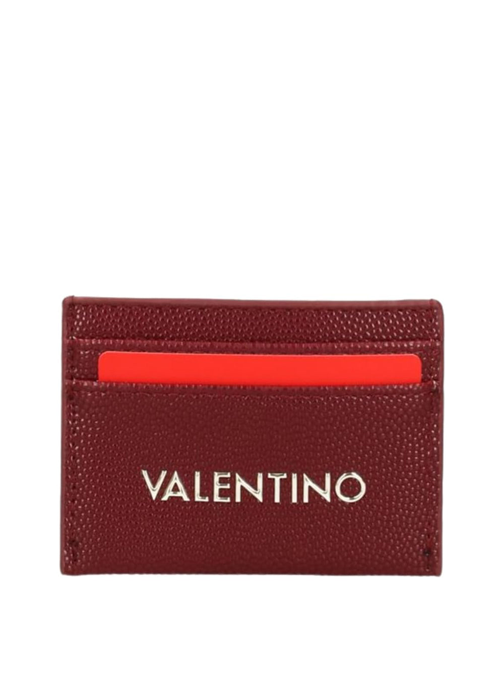 VALENTINO Portacarte Donna - Bordò modello VPS1R421G