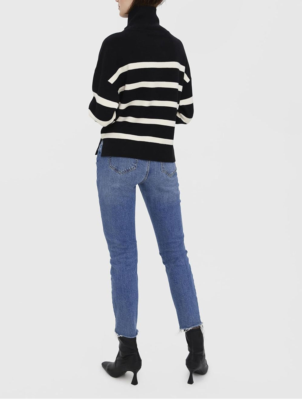 VERO MODA Maglione con zip Donna - Nero modello 10269246