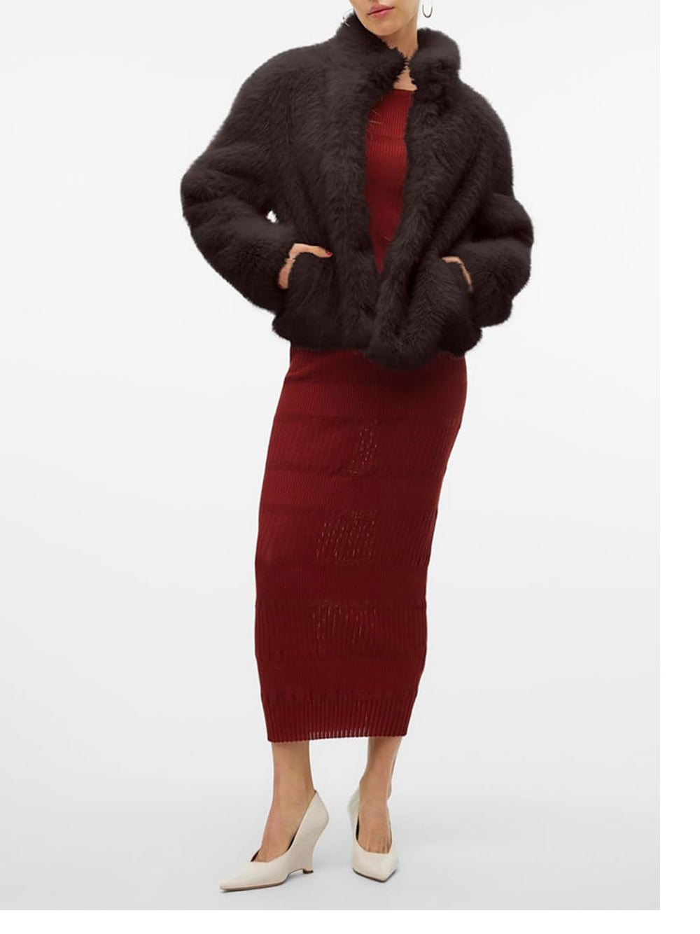 VERO MODA Giubbino Donna - Marrone modello 10315328