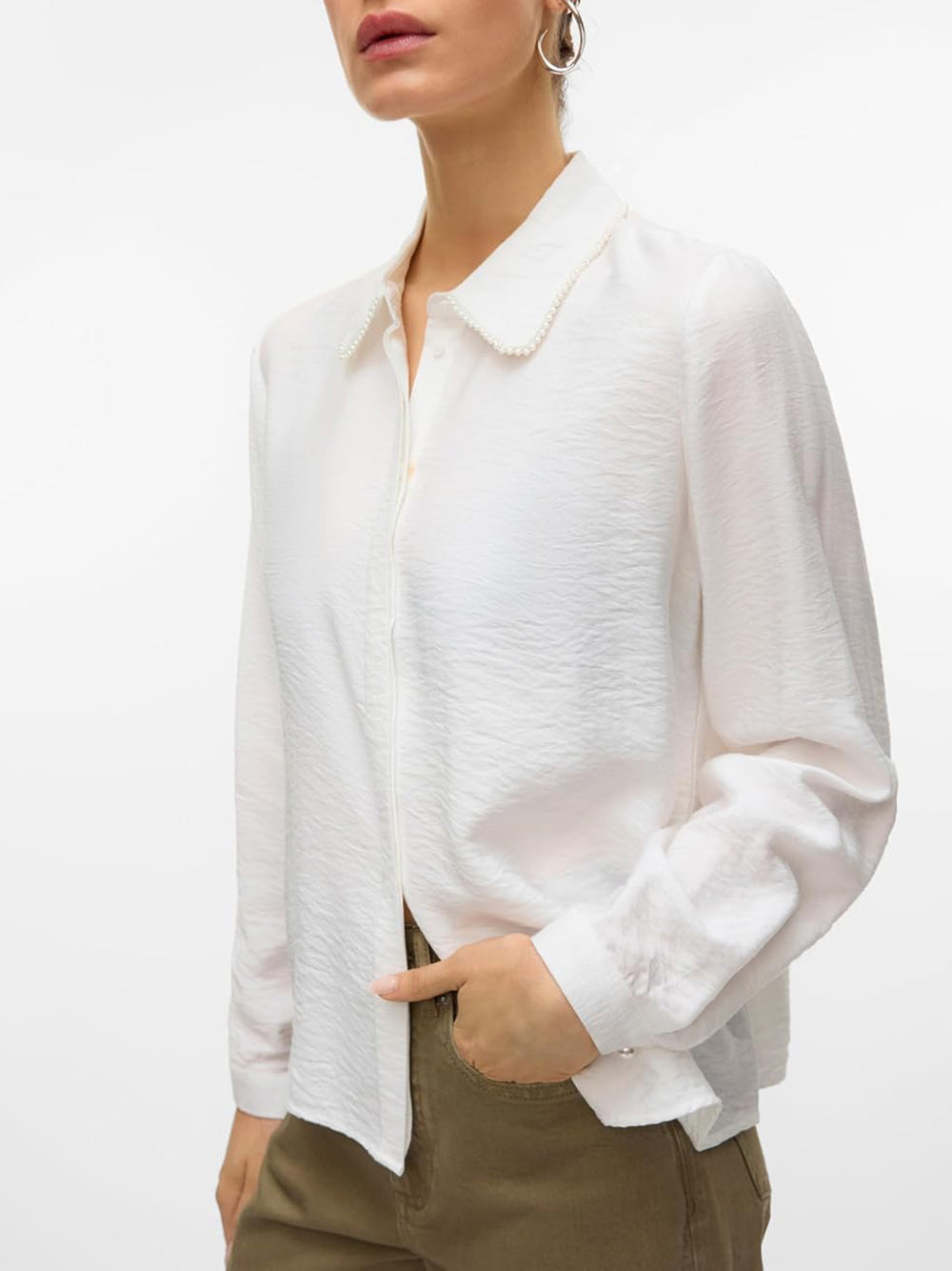 VERO MODA Camicia Donna - Bianco modello 10330306