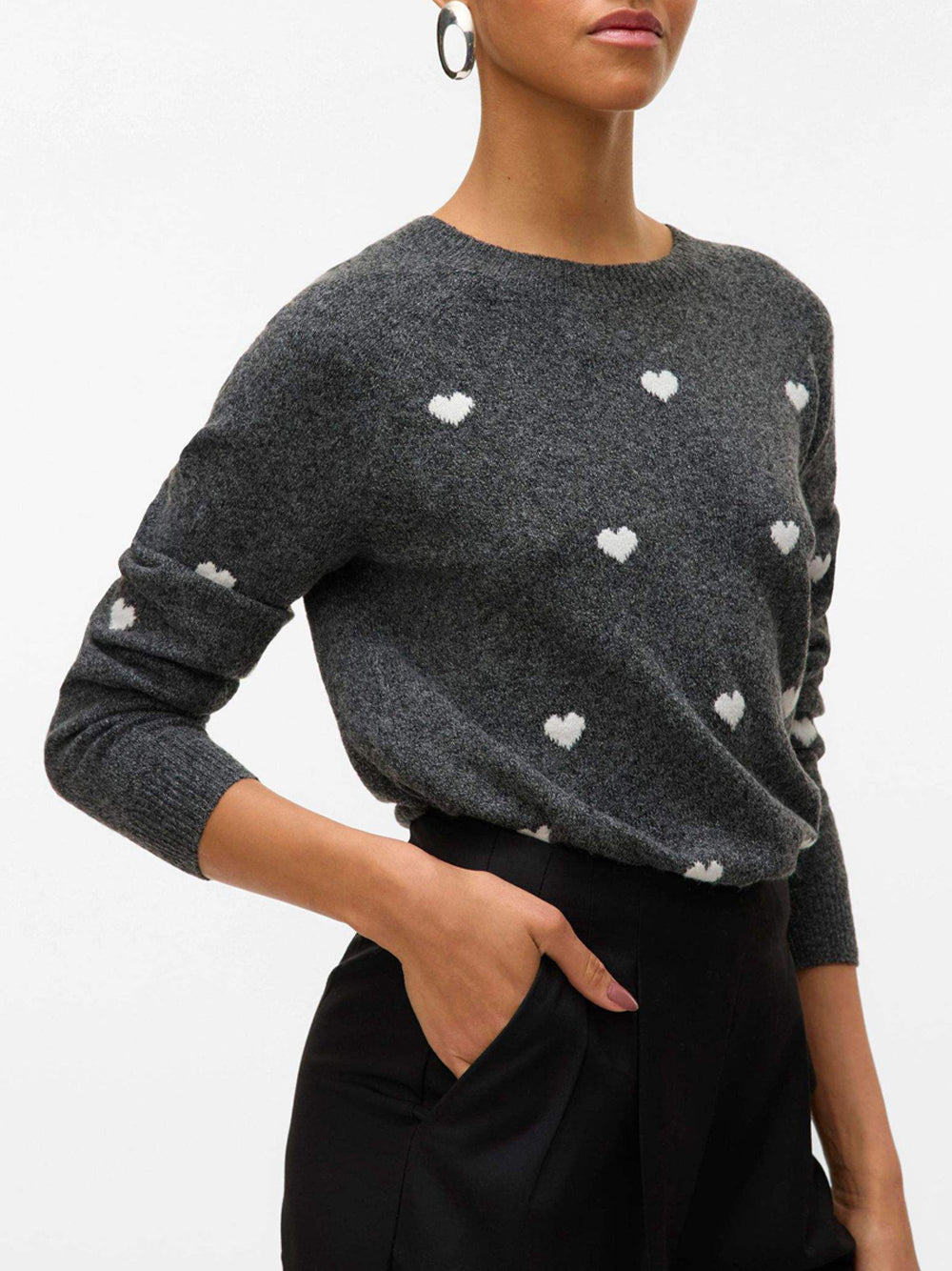 VERO MODA Maglione Donna - Grigio modello 10330790