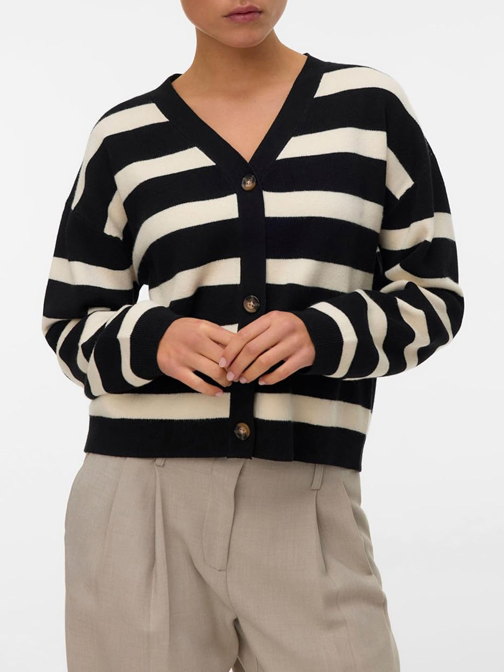 VERO MODA Cardigan Donna - Nero modello 10331794