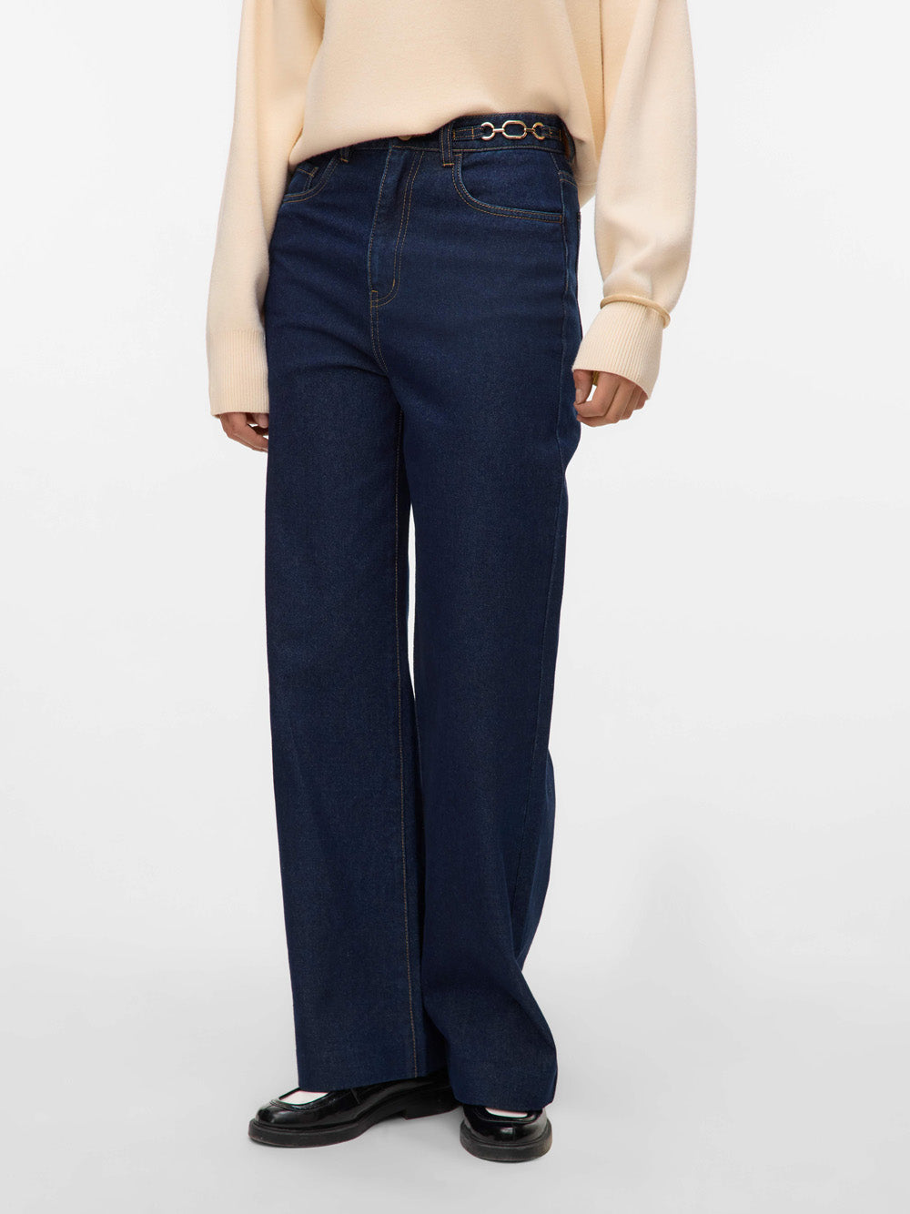 VERO MODA Jeans Wide Leg Fit Donna - Blu modello 10334174