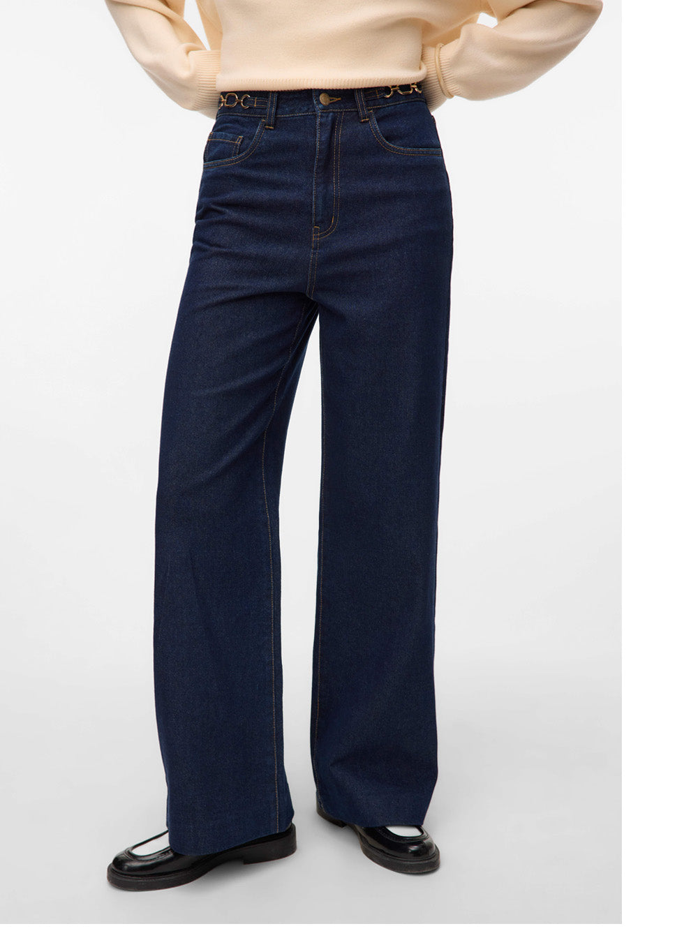 VERO MODA Jeans Wide Leg Fit Donna - Blu modello 10334174