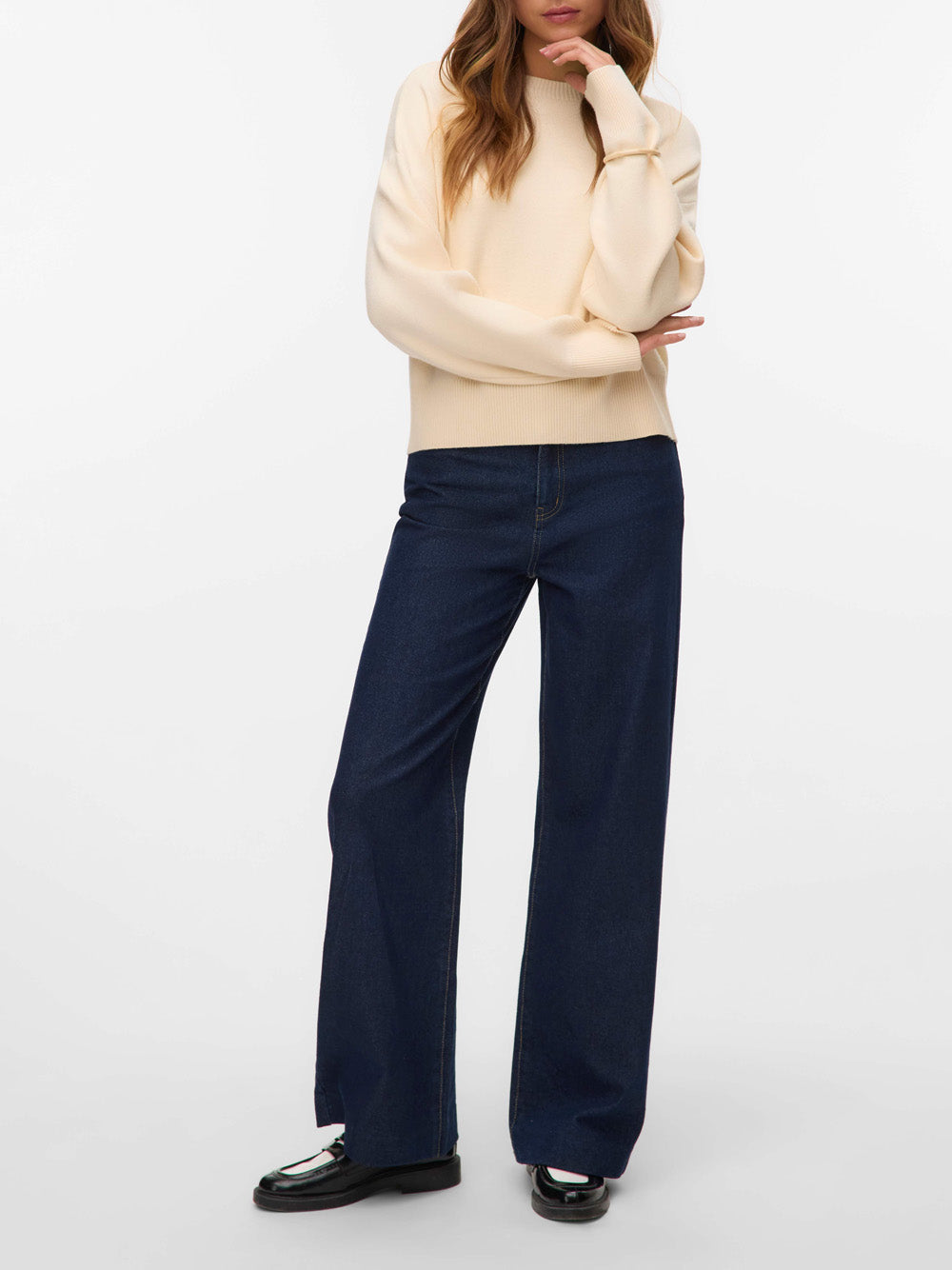 VERO MODA Jeans Wide Leg Fit Donna - Blu modello 10334174