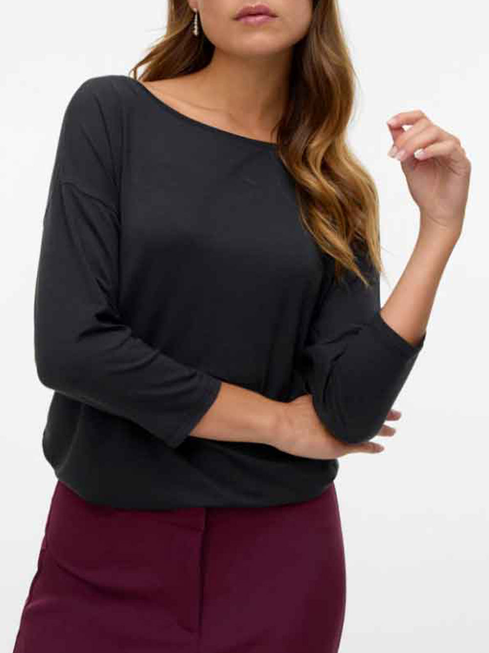 VERO MODA T-shirt Donna - Nero modello 10334576
