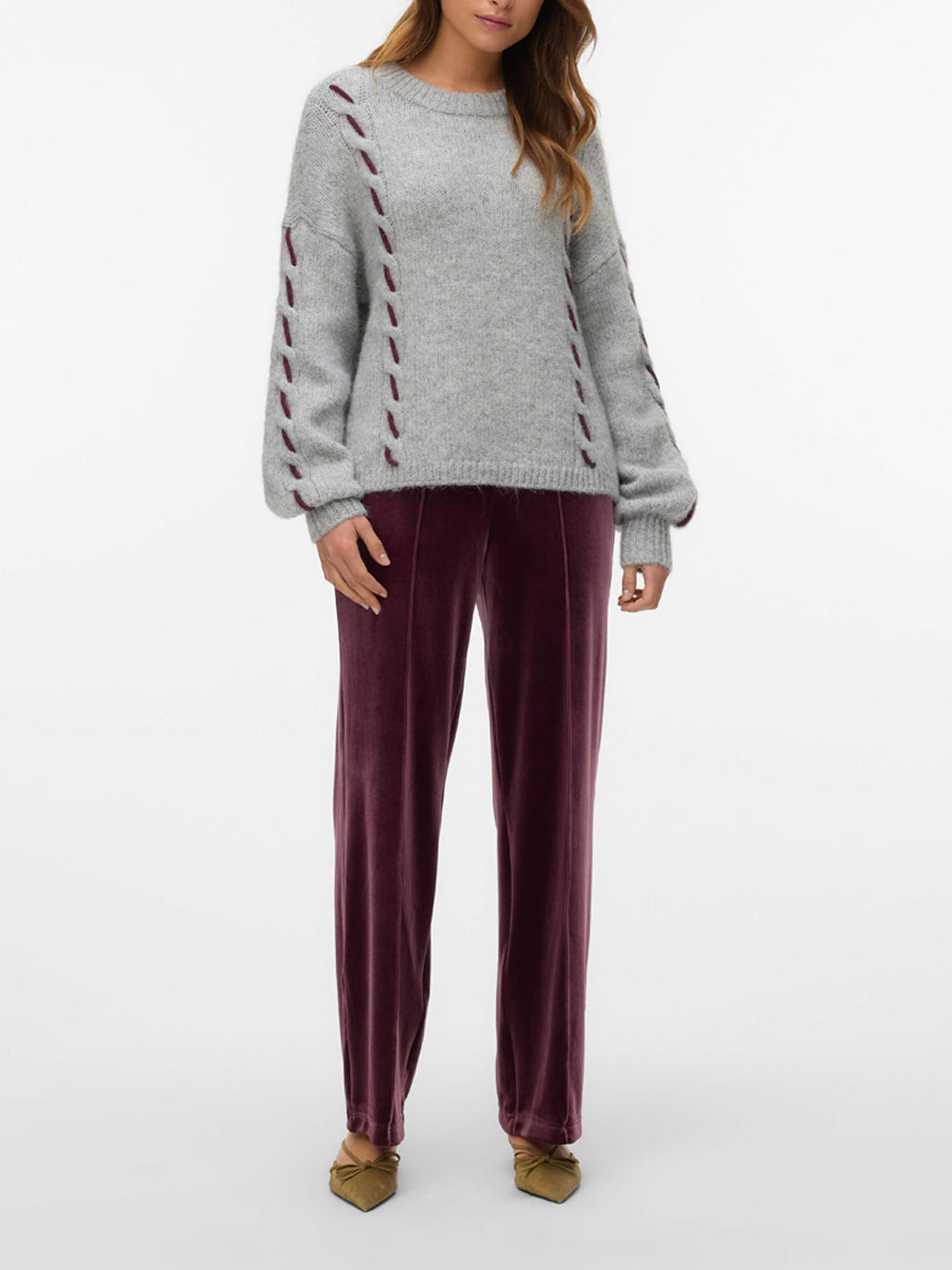 VERO MODA Maglione Donna - Grigio modello 10334866