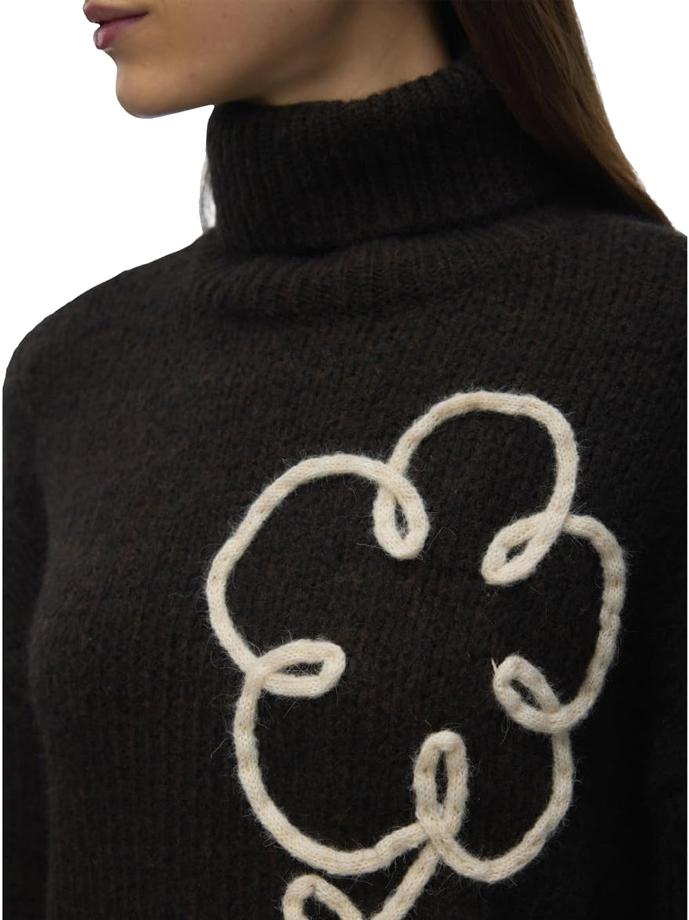 VERO MODA Maglione Donna - Marrone modello 10335036