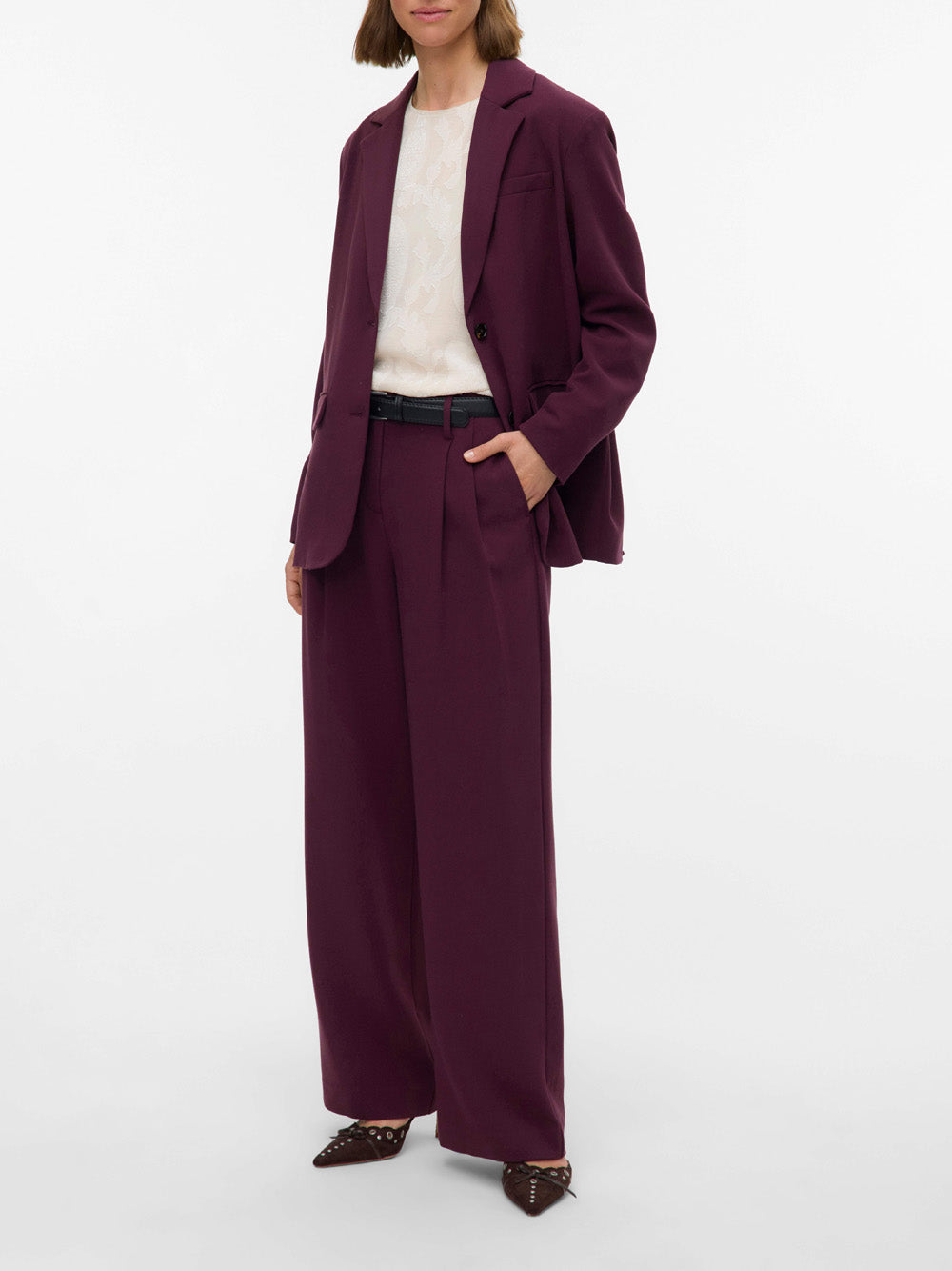 VERO MODA Pantalone Donna - Viola modello 10336373