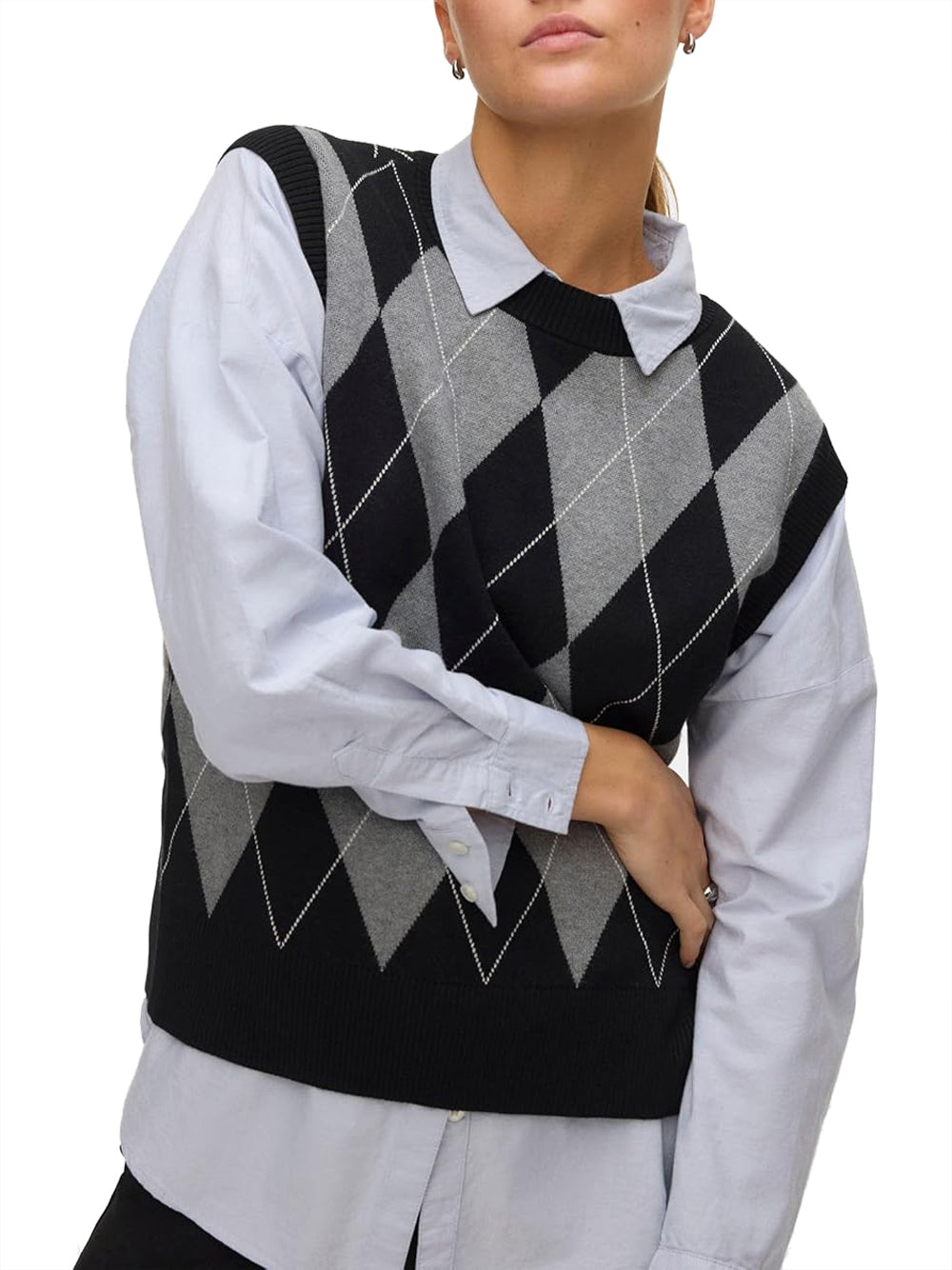 VERO MODA Cappotto Donna - Nero modello 10341687