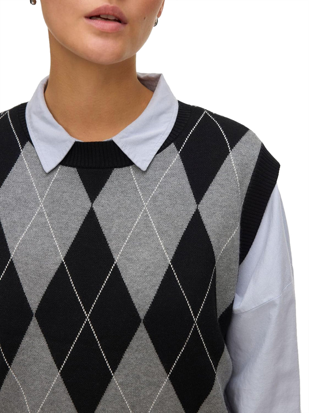 VERO MODA Cappotto Donna - Nero modello 10341687