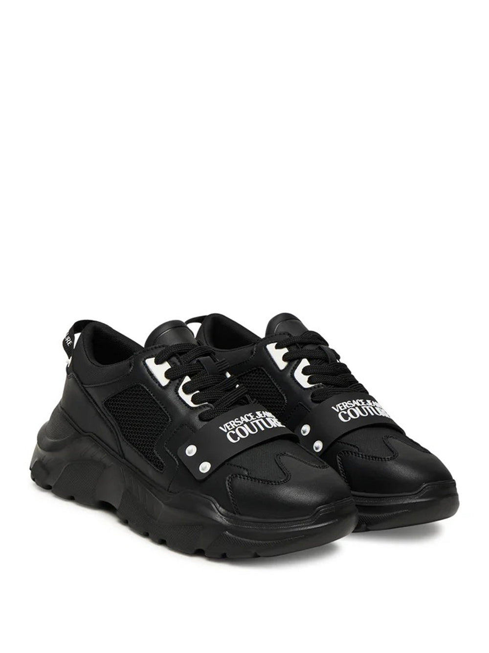 VERSACE JEANS COUTURE Sneakers Uomo - Nero modello 79YA3SC4