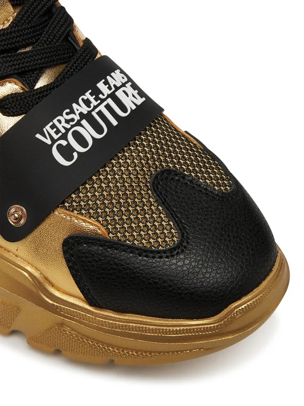 VERSACE JEANS COUTURE Sneakers Uomo - Oro modello 79YA3SC4