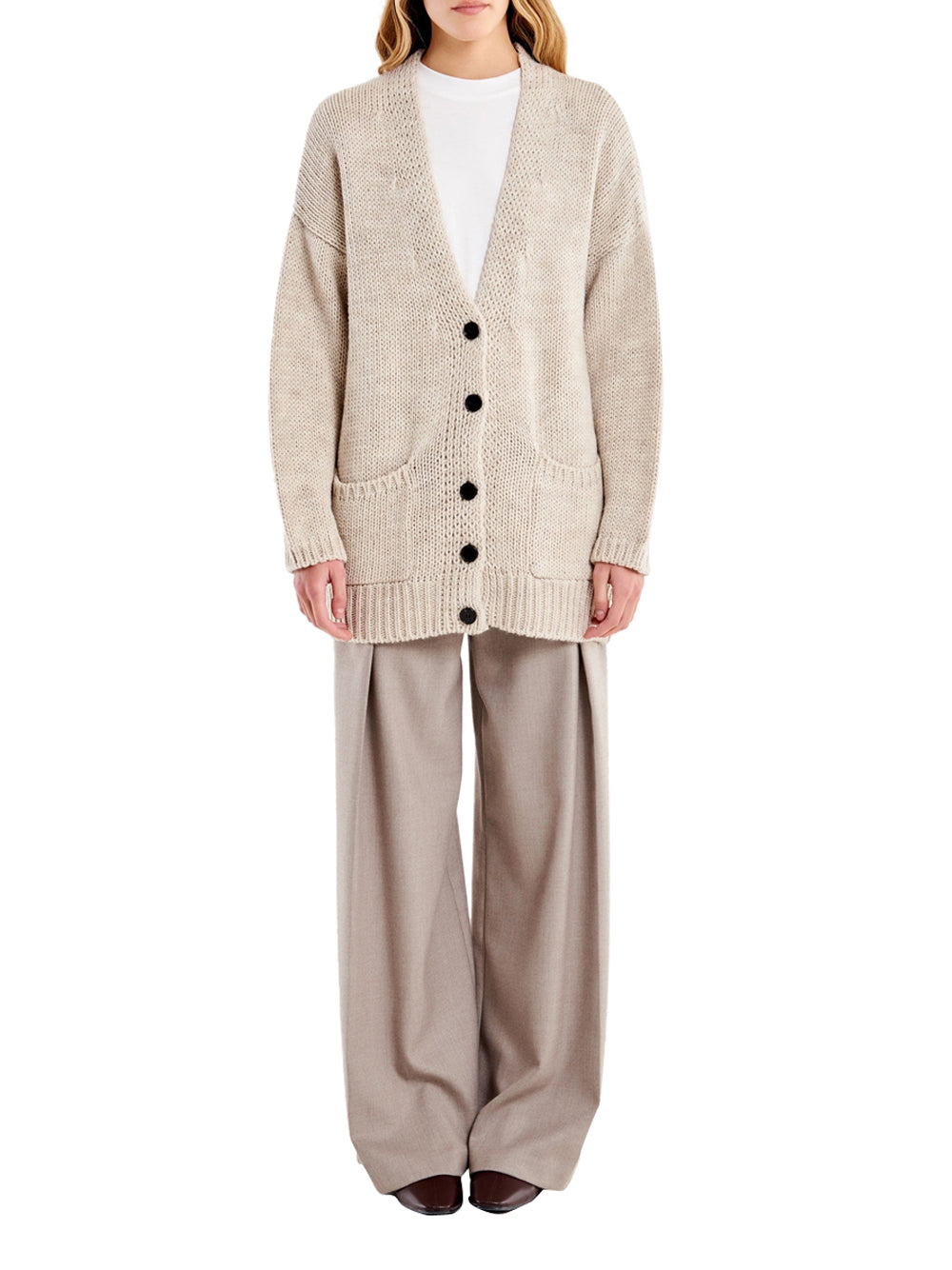 VICOLO Cardigan Donna - Beige modello 33017F