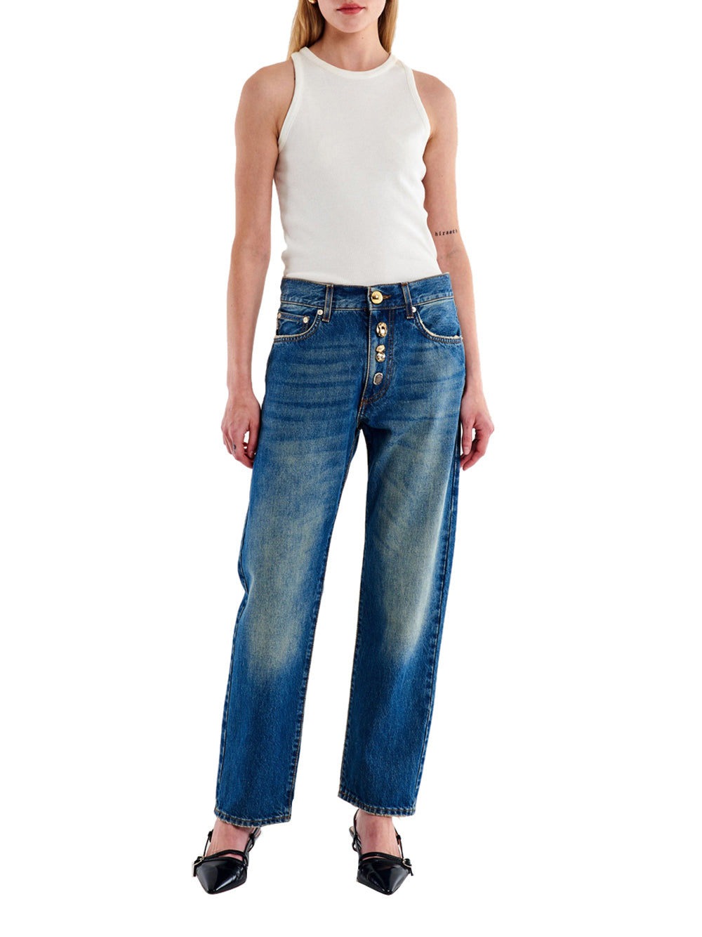 VICOLO Pantalone Donna - Blu modello DF5048