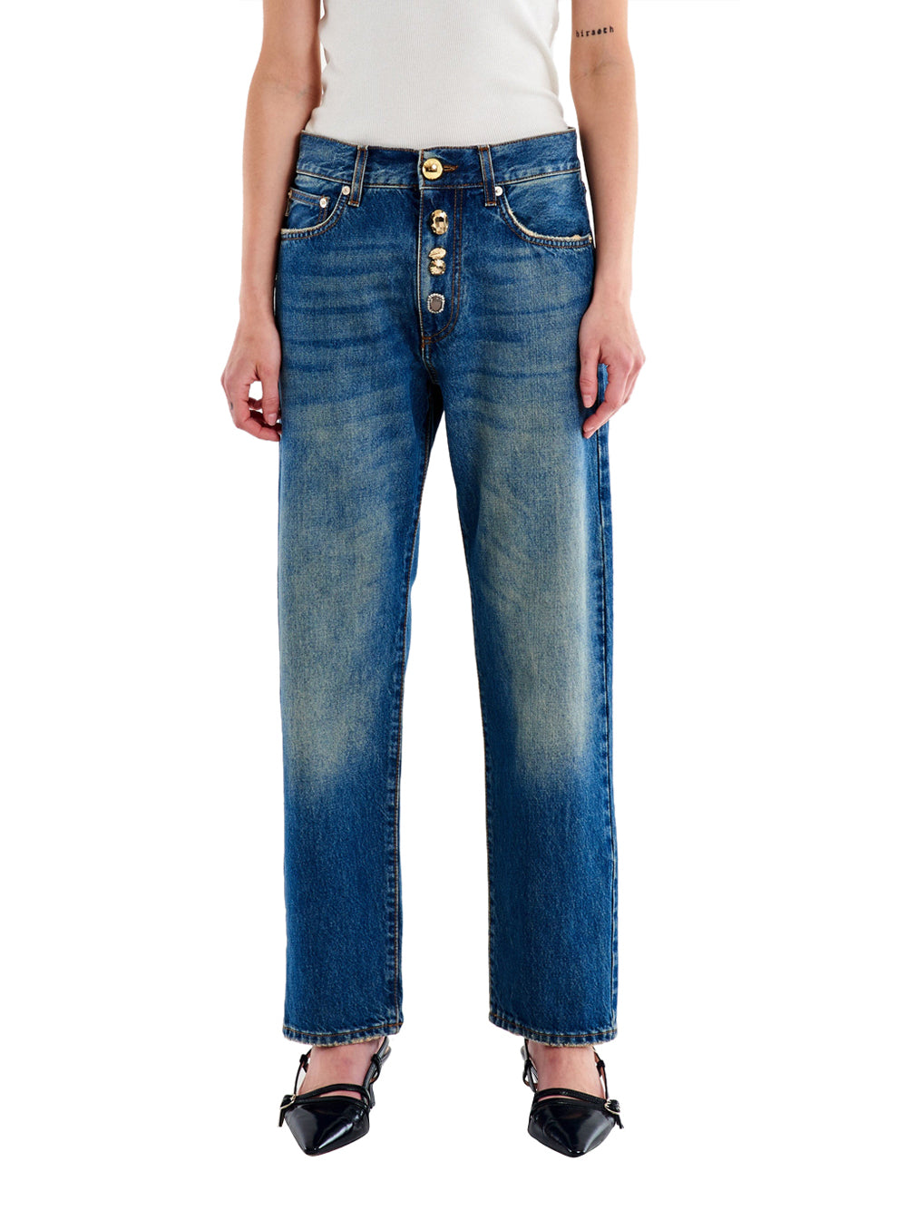 VICOLO Pantalone Donna - Blu modello DF5048