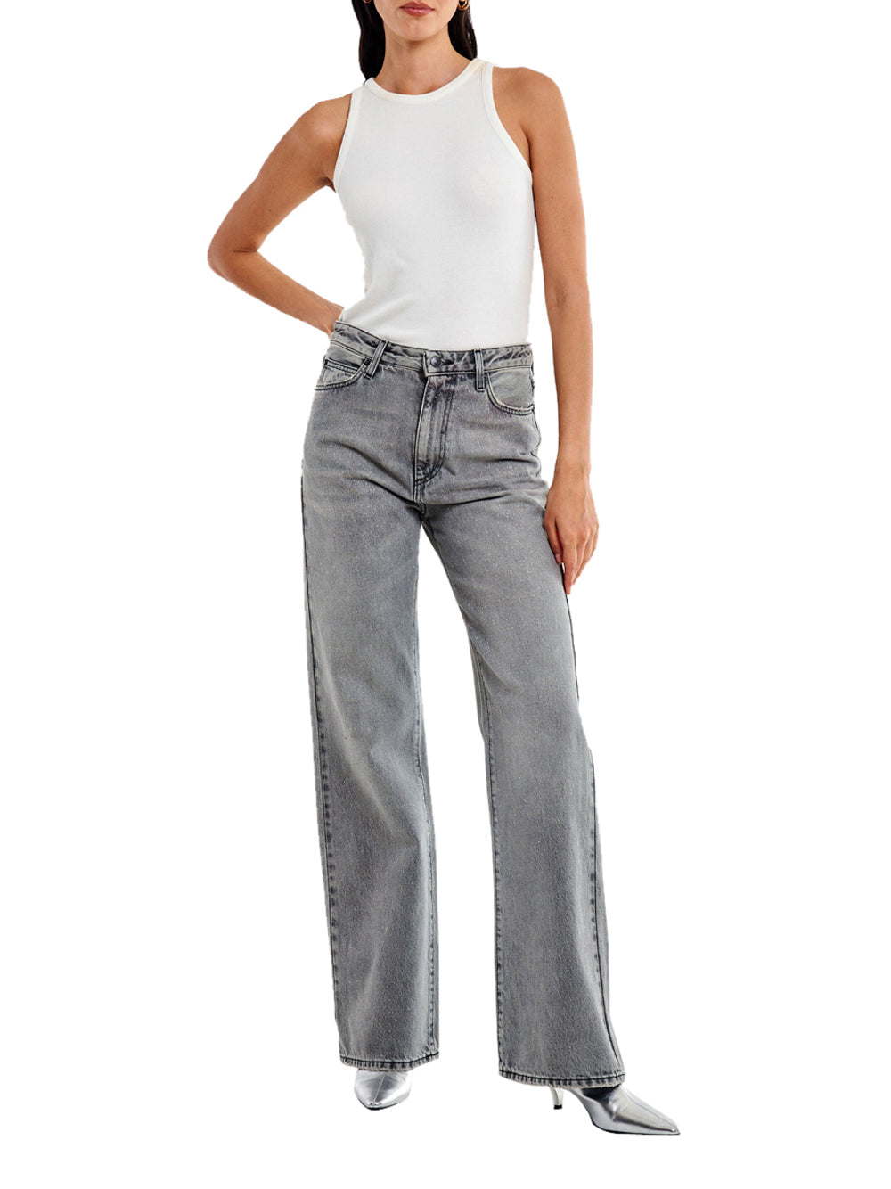 VICOLO Pantalone Donna - Grigio modello DF5051