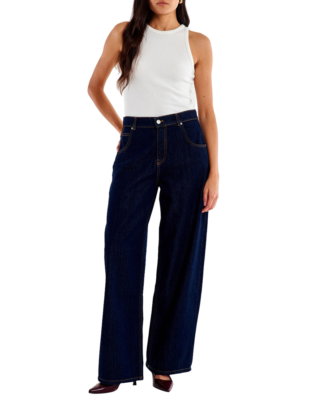 VICOLO Pantalone Donna - Blu modello DF5161